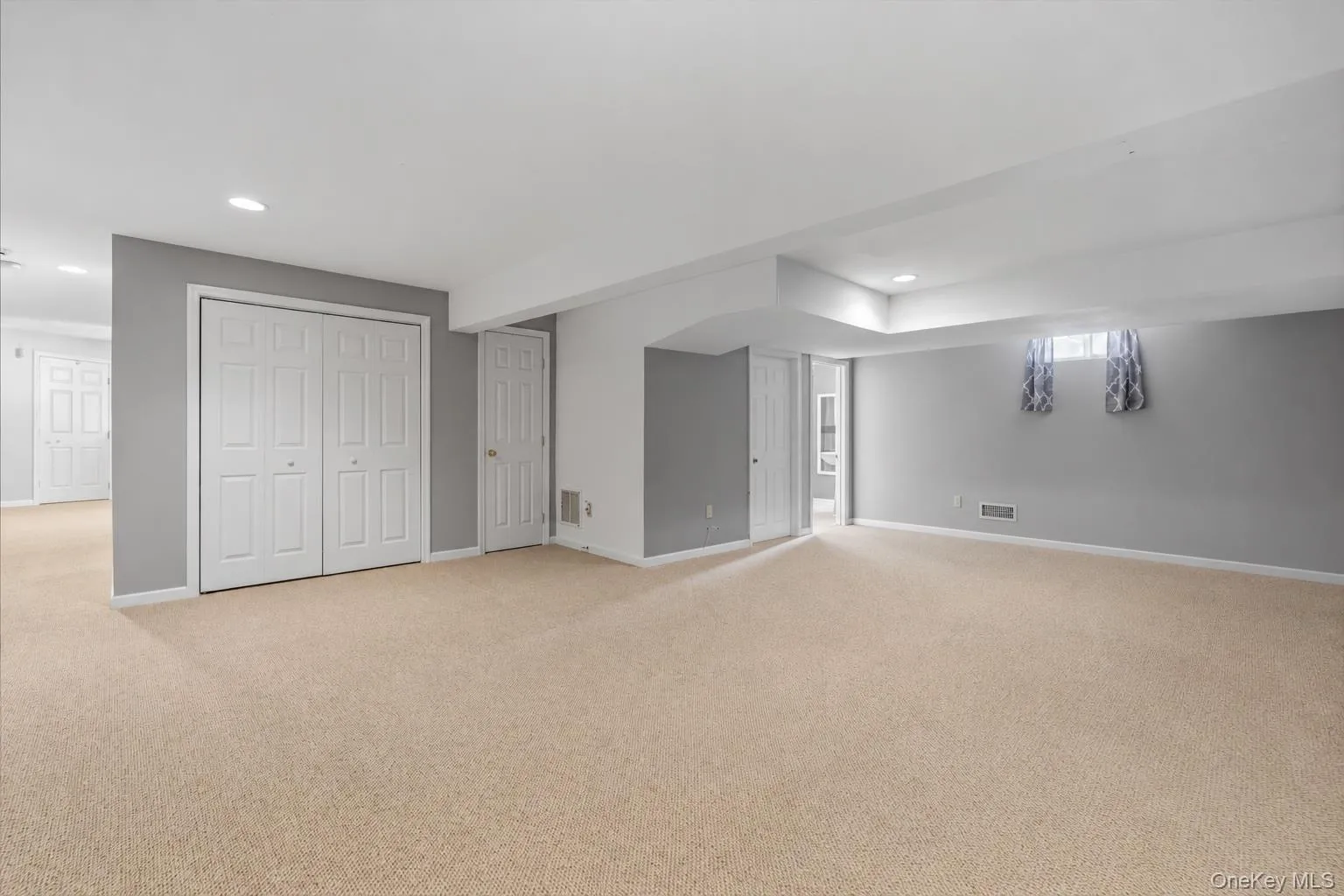 Basement furniture virtually removed to show space. Basement furniture virtually removed to show space.