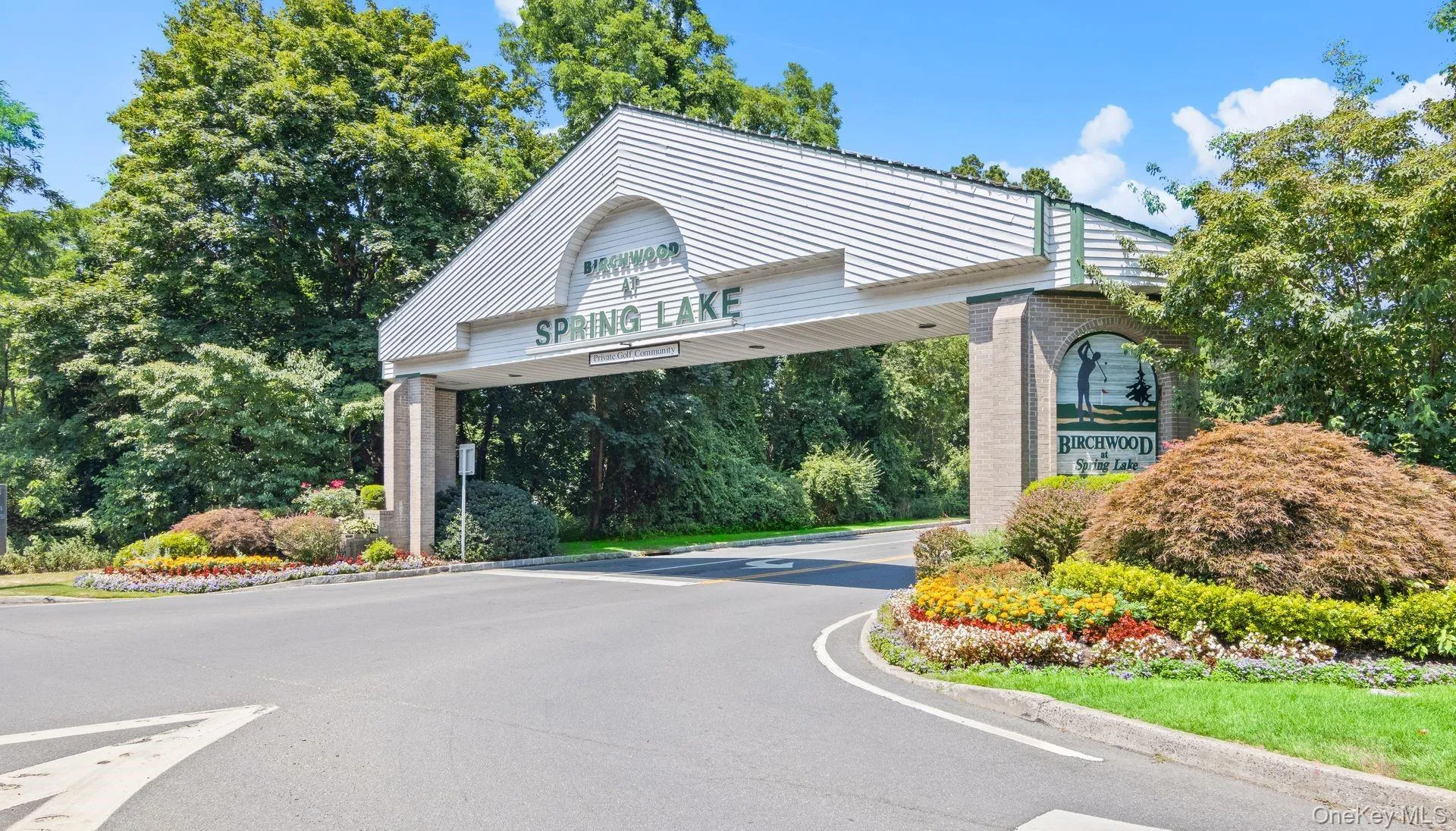 The Entrance To The 24 Hour Guard Gated "Birchwood At Spring Lake" Community. The Entrance To The 24 Hour Guard Gated "Birchwood At Spring Lake" Community.