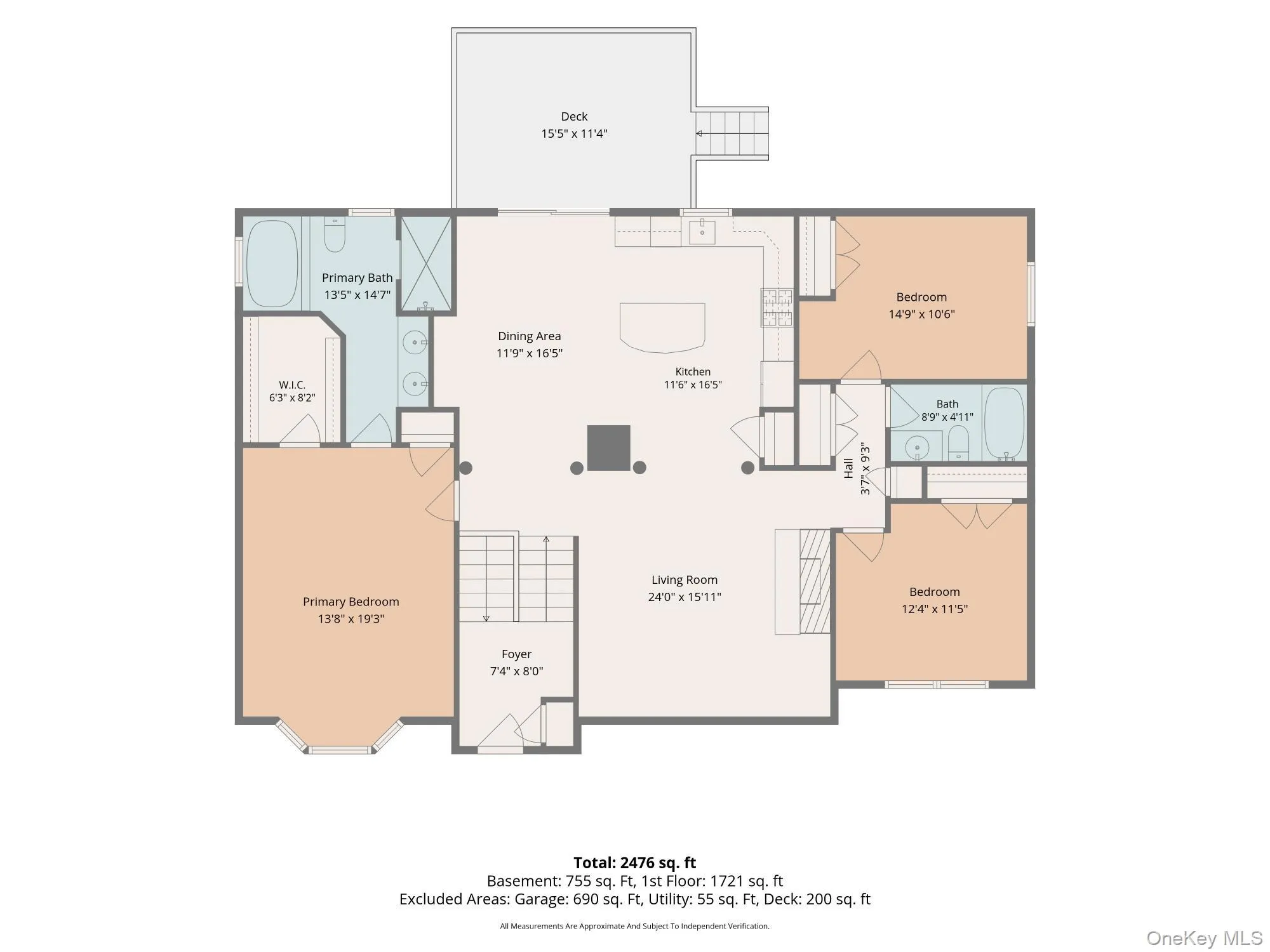 Lower level floor plan Lower level floor plan
