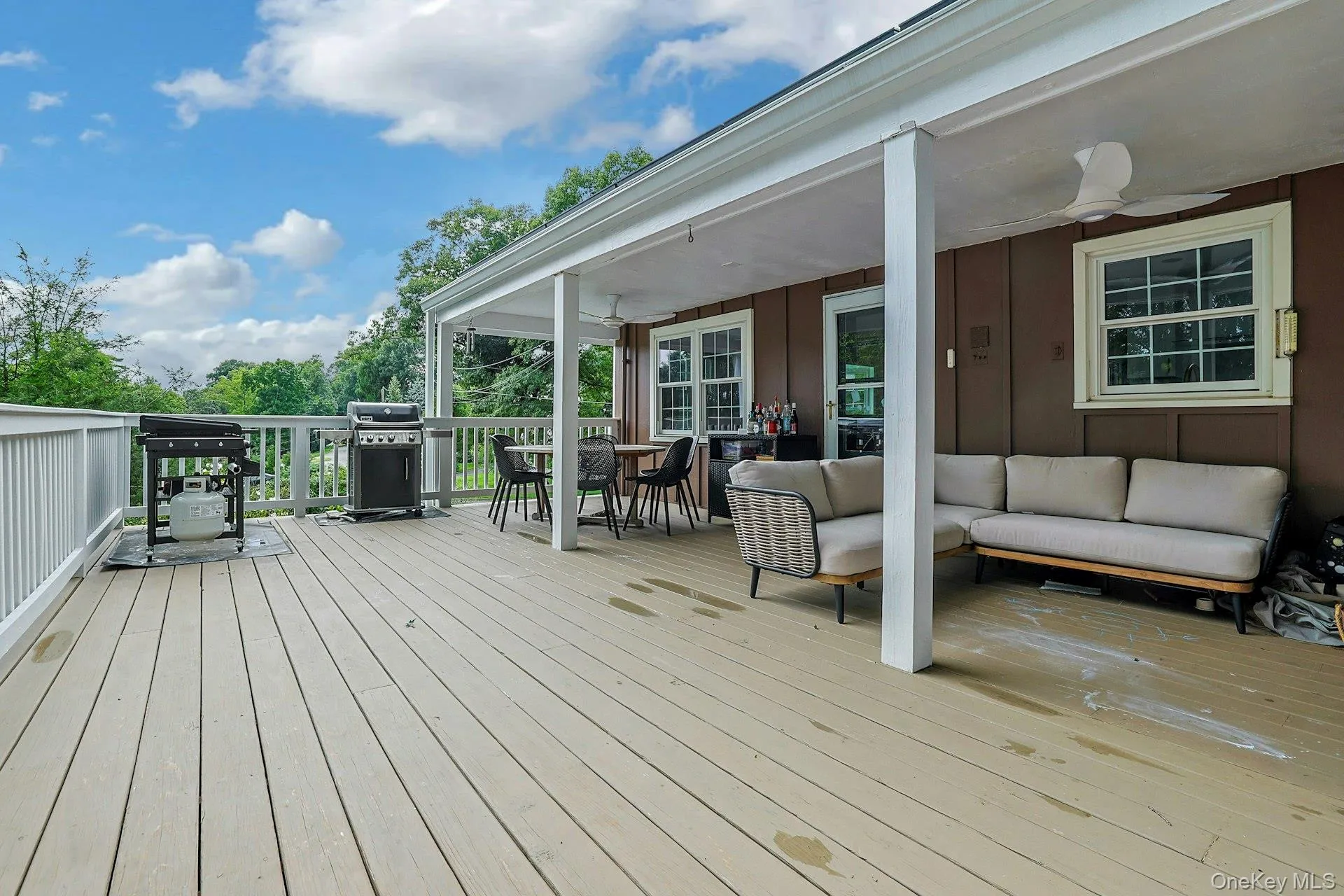 Deck Overlooking Yard and Pool Deck Overlooking Yard and Pool