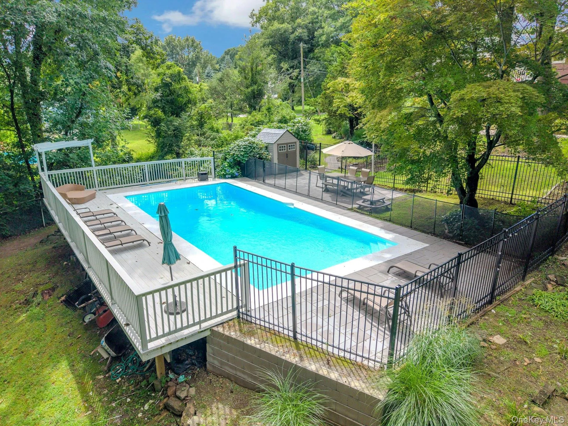 Fenced-In Pool Area Fenced-In Pool Area
