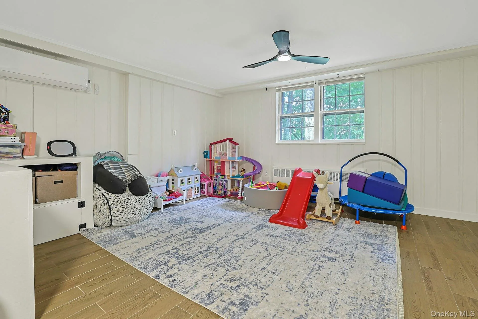 Lower Level Family Room with Door to Yard Lower Level Family Room with Door to Yard