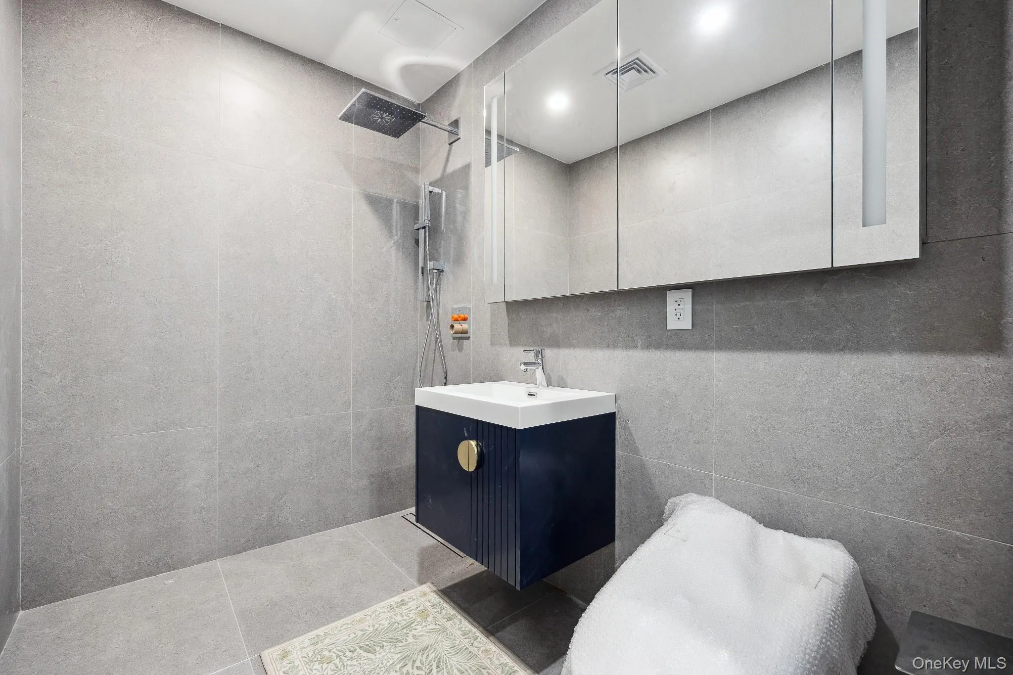 Full bath with walk in shower and vanity Full bath with walk in shower and vanity