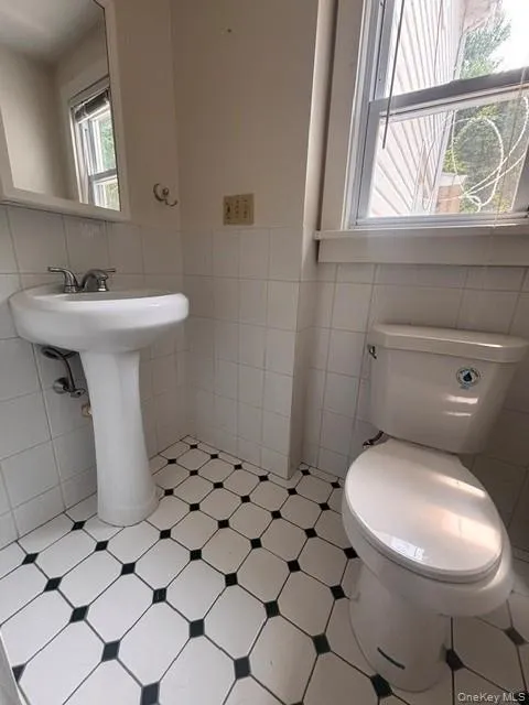 Powder room on first floor Powder room on first floor