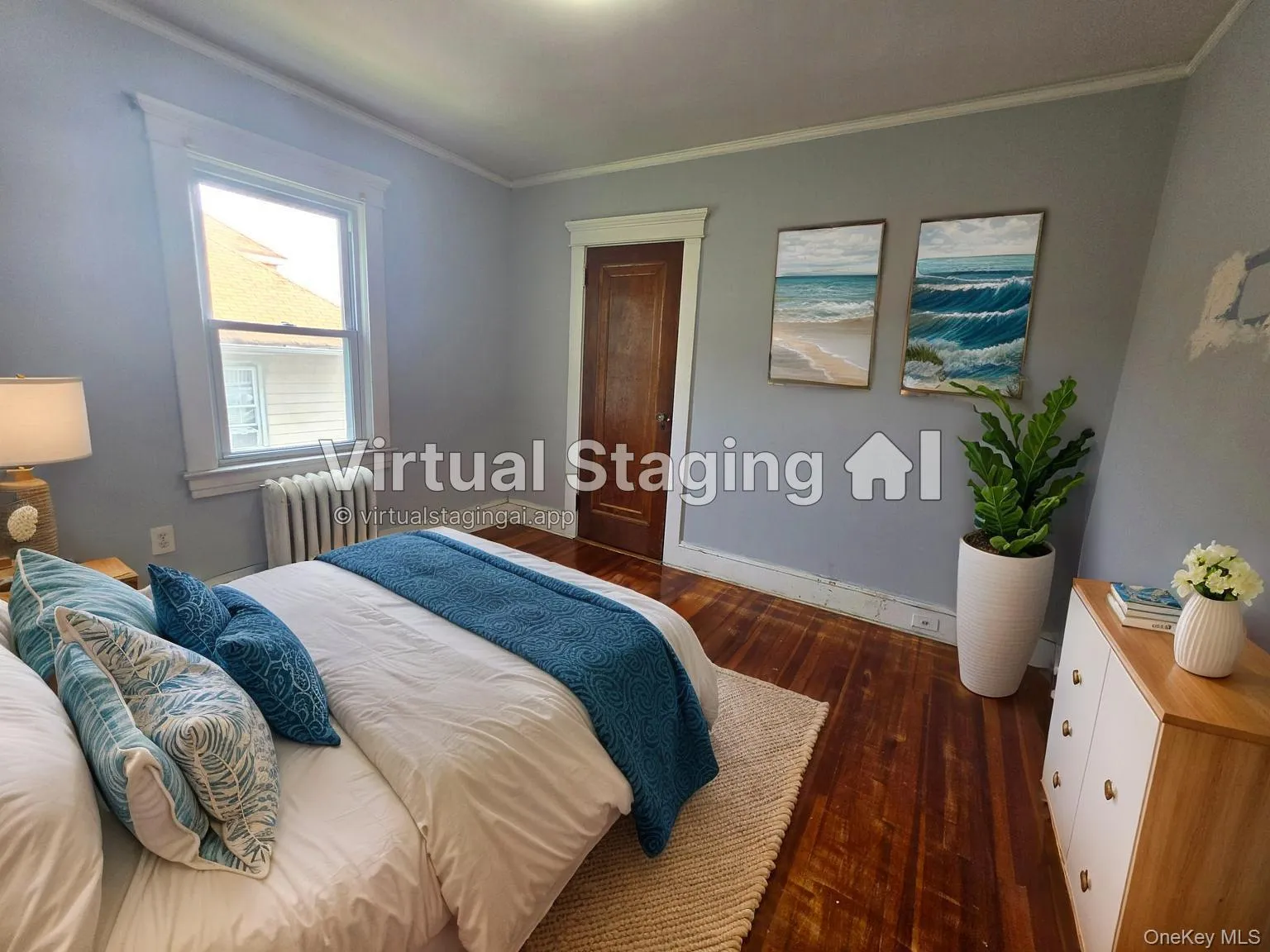 Bedroom with virtual staging Bedroom with virtual staging