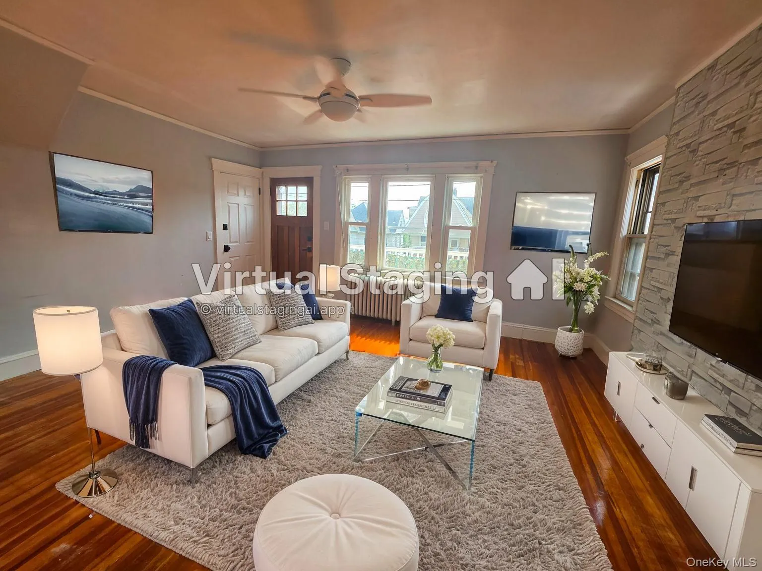 Living room with virtual staging Living room with virtual staging