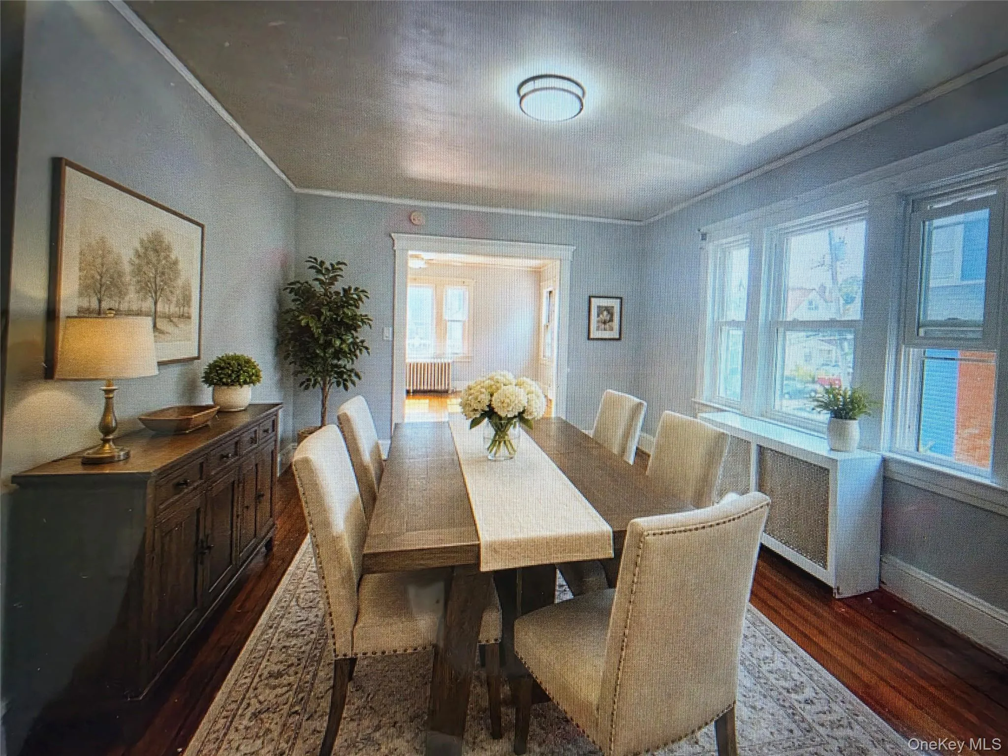 Dining room virtually staged Dining room virtually staged