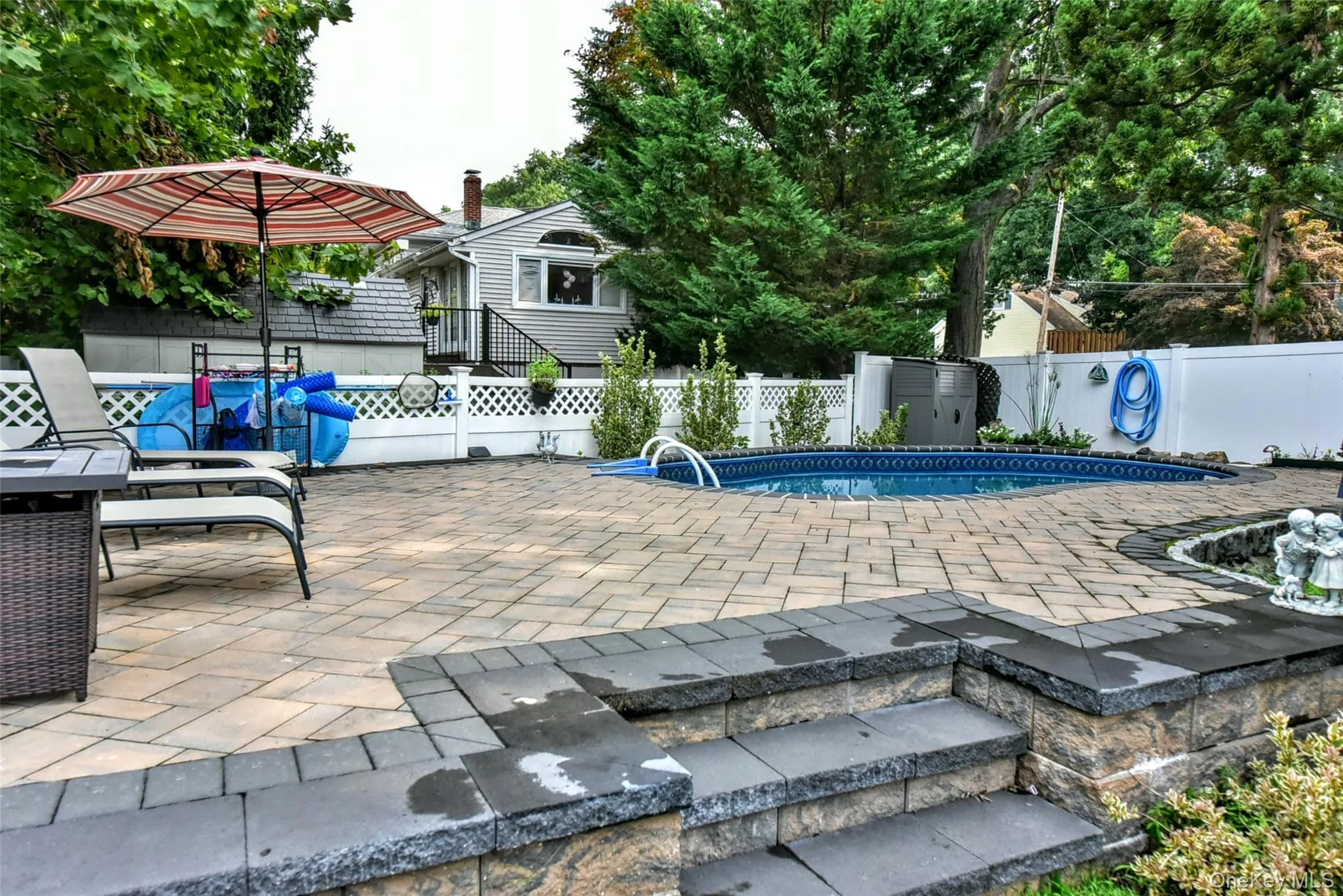 Beautiful stone patio Beautiful stone patio