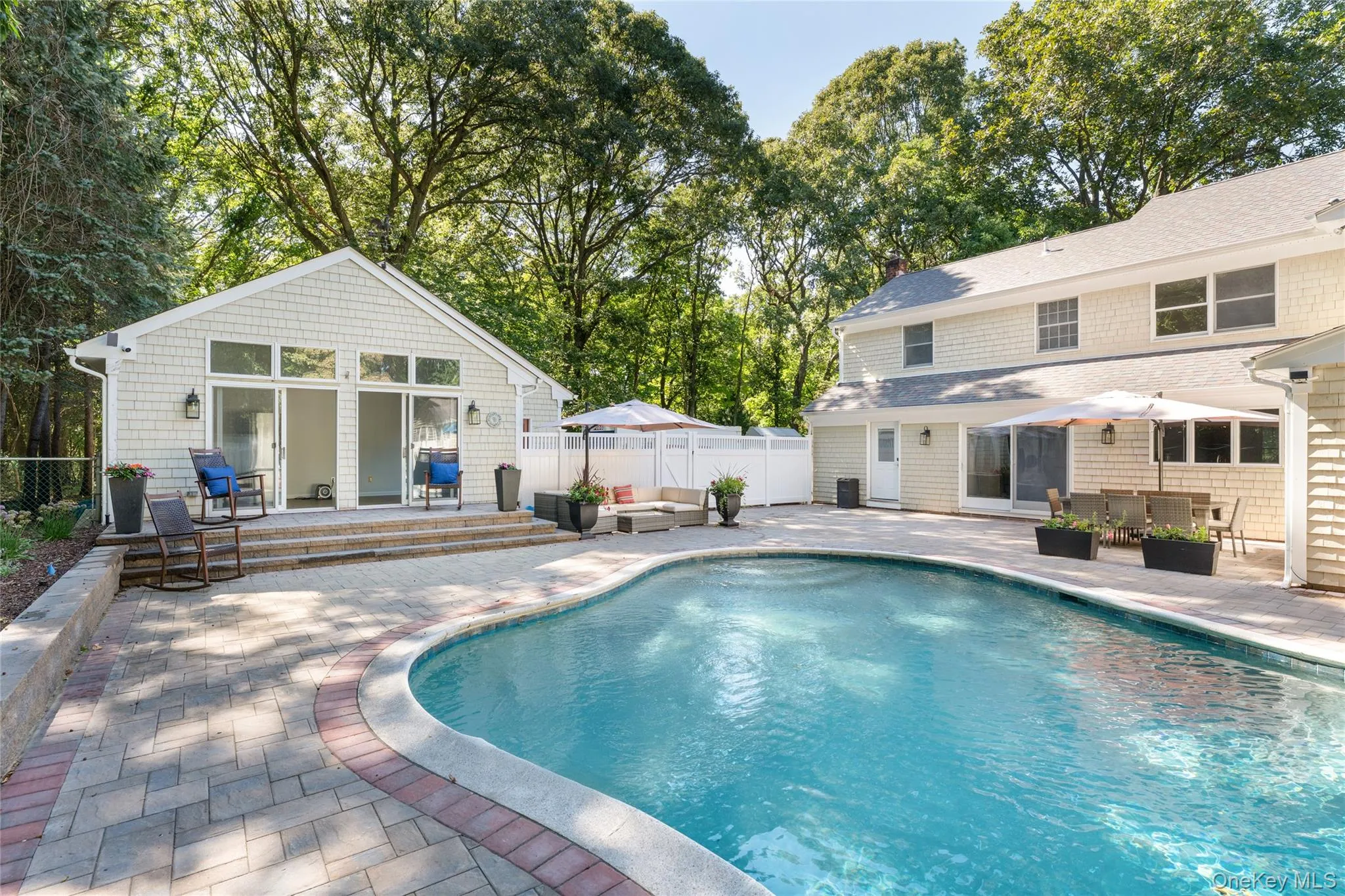 Cabana, Gunite inground pool, ArmorTec patio, and cabana Cabana, Gunite inground pool, ArmorTec patio, and cabana