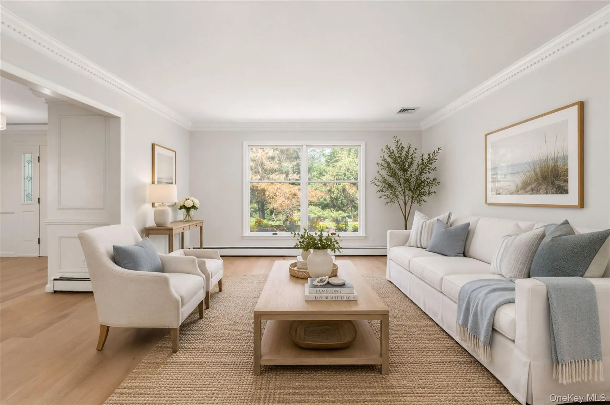 New flooring, fresh neutral paint, crown moulding, oversized Andersen windows. *Virtually staged New flooring, fresh neutral paint, crown moulding, oversized Andersen windows. *Virtually staged