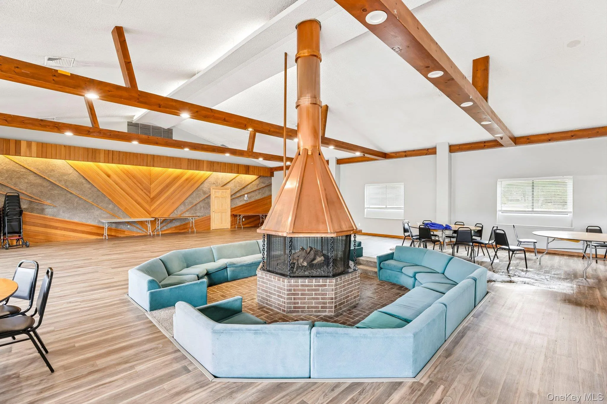 Gather with neighbors in the community's common area for special events. Gather with neighbors in the community's common area for special events.