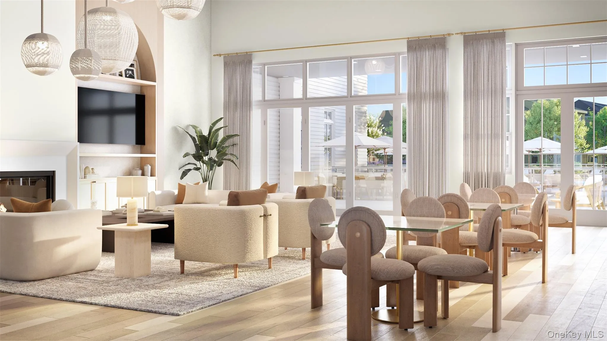 Clubhouse Lounge rendering Clubhouse Lounge rendering