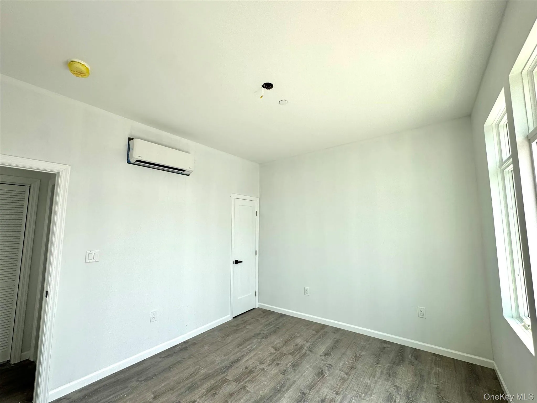 Closet and ductless AC in Second Bedroom Closet and ductless AC in Second Bedroom