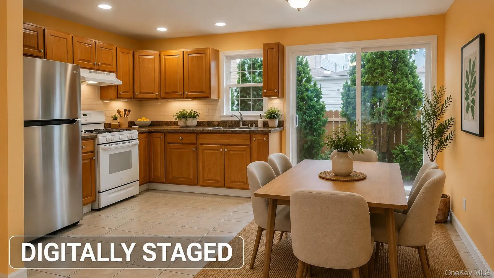 Kitchen: Digitally Staged Kitchen: Digitally Staged