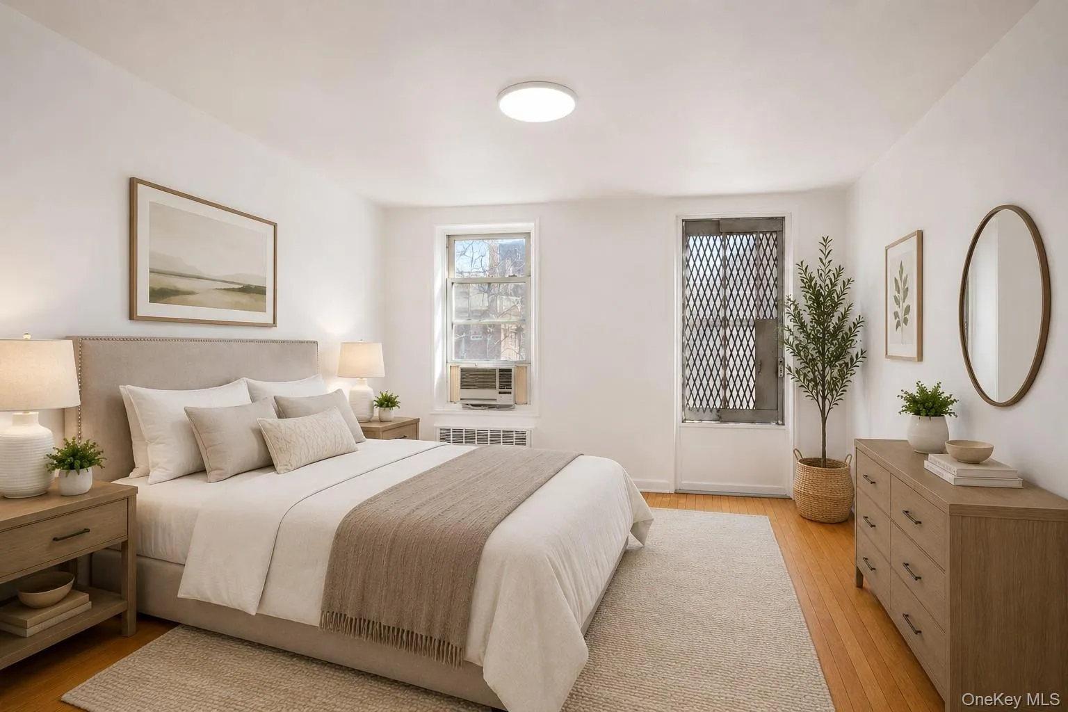 Master bedroom virtually staged Master bedroom virtually staged