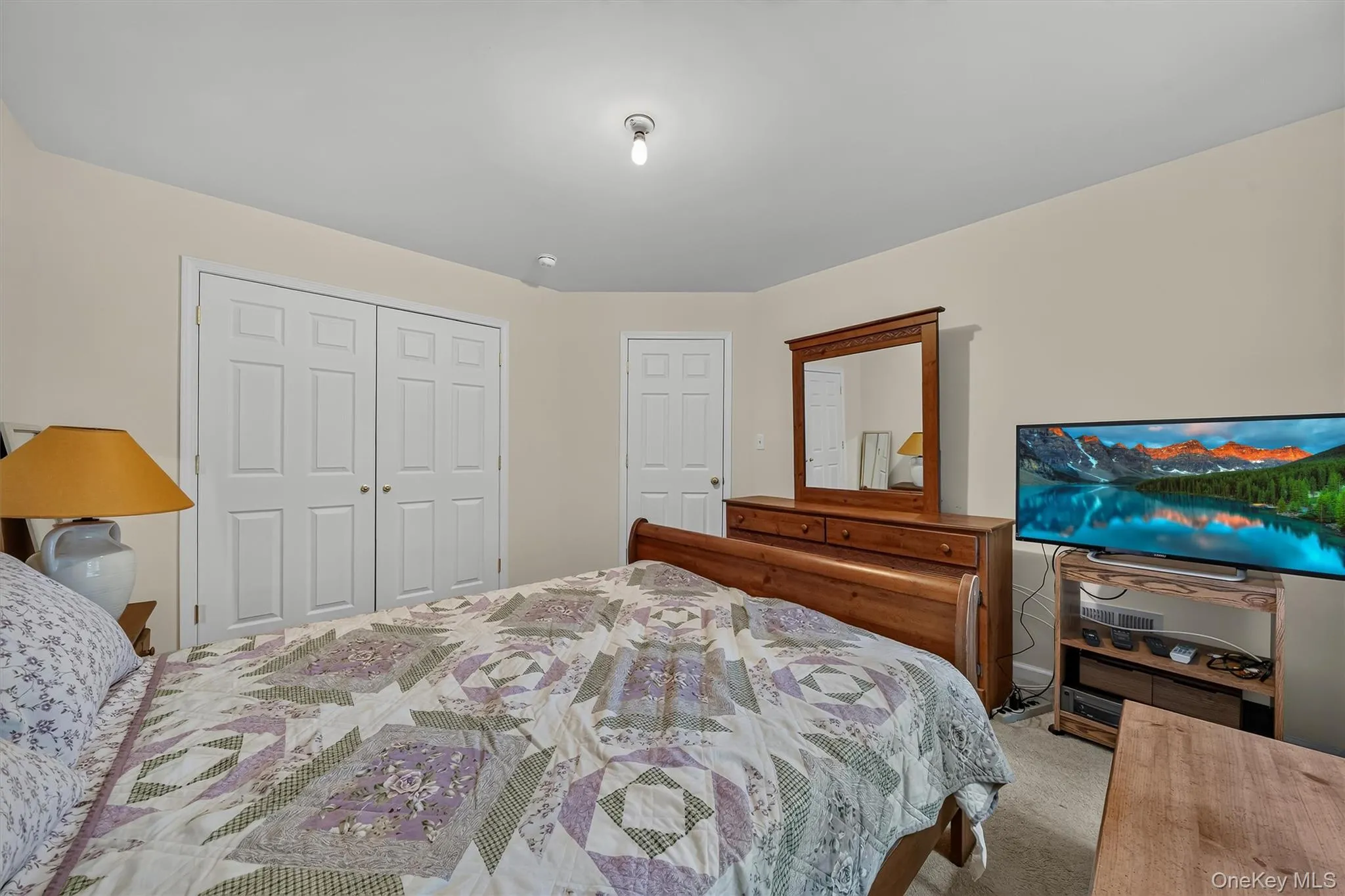 There is plenty of closet space in this room. There is plenty of closet space in this room.