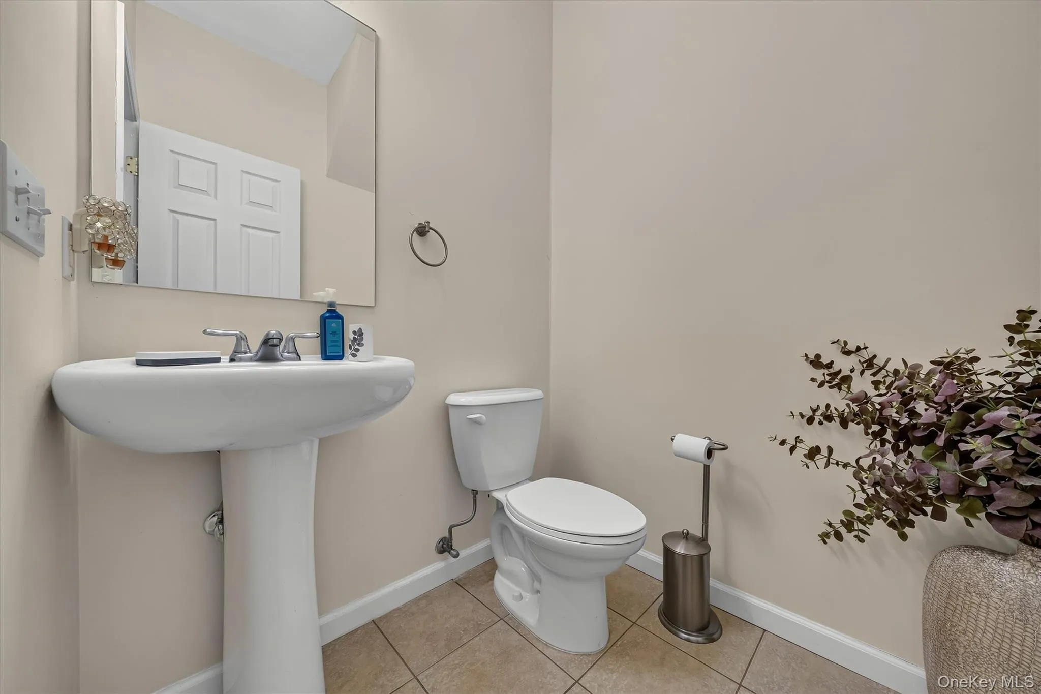 There is a half bath on the first floor as well as closet space. There is a half bath on the first floor as well as closet space.