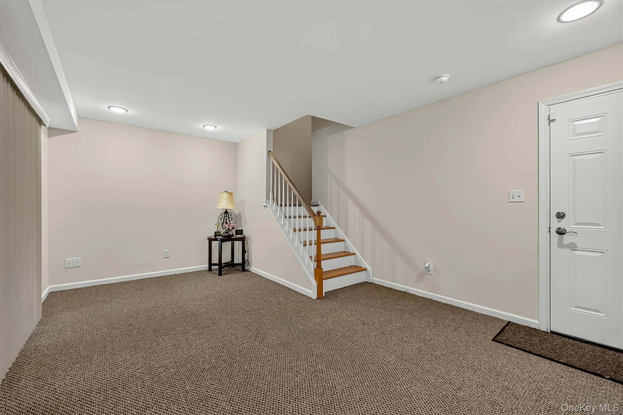 There is access to the two car garage. There is access to the two car garage.