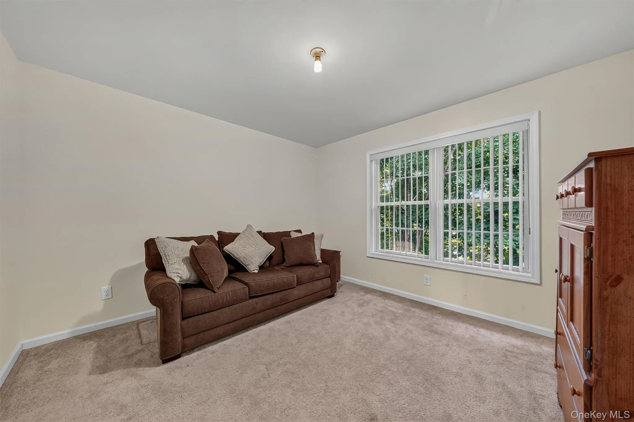The third bedroom is currently used as a den and also has a double door closet. The third bedroom is currently used as a den and also has a double door closet.