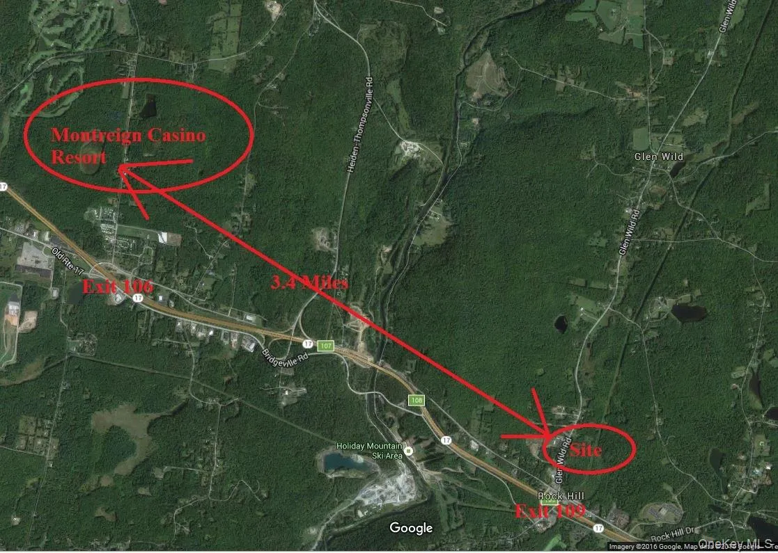 Aerial view of property's location Aerial view of property's location