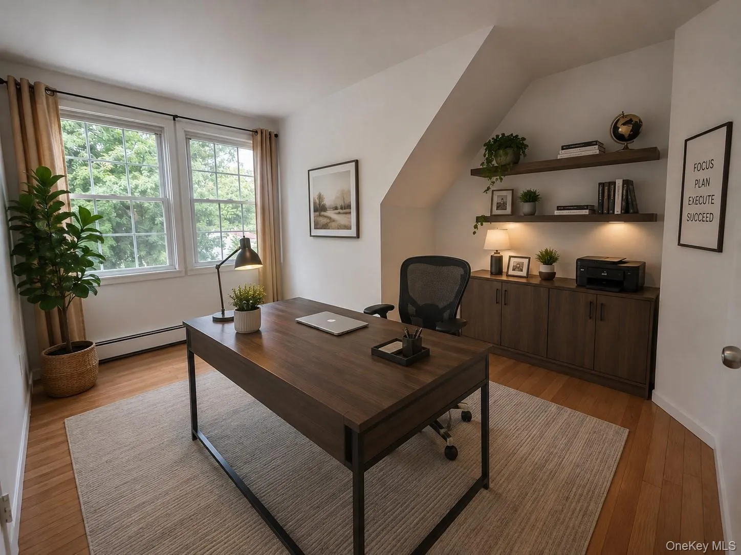 2nd Bedroom - Used as Small Office (Virtually Staged) 2nd Bedroom - Used as Small Office (Virtually Staged)