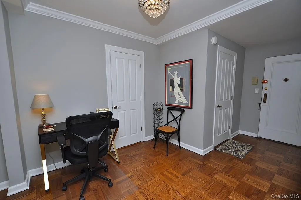 Entry foyer has two large closets (one walk-in). This is a great space for a home office set-up. The foyer opens to the living room and is approx. 15'-4" x 8'-4". Entry foyer has two large closets (one walk-in). This is a great space for a home office set-up. The foyer opens to the living room and is approx. 15'-4" x 8'-4".
