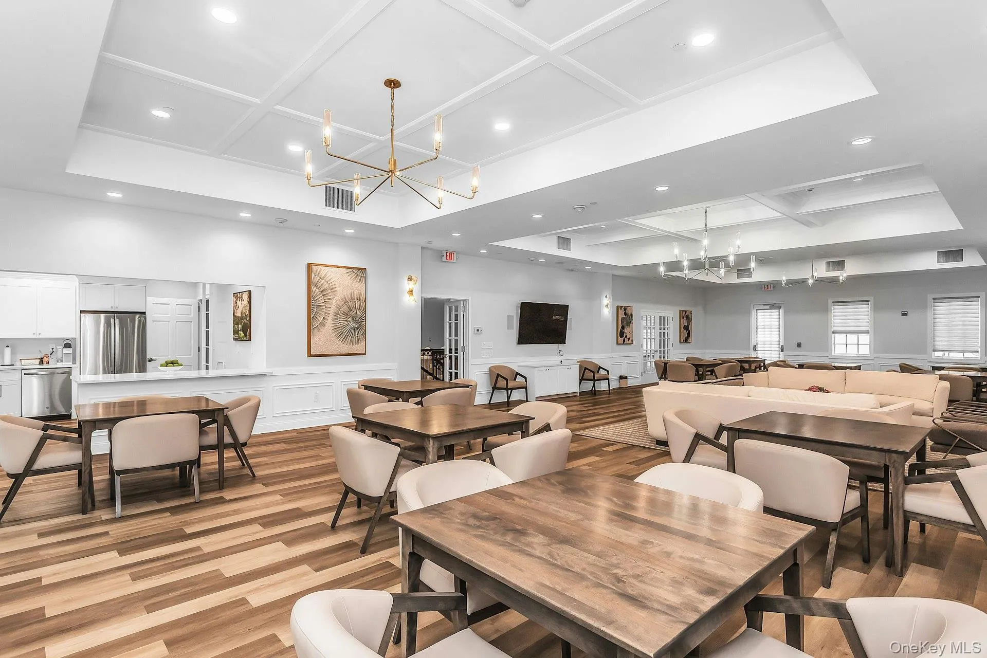 Clubhouse card and social gathering room Clubhouse card and social gathering room