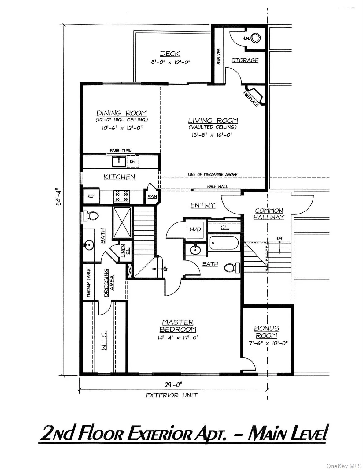 Main living level Main living level