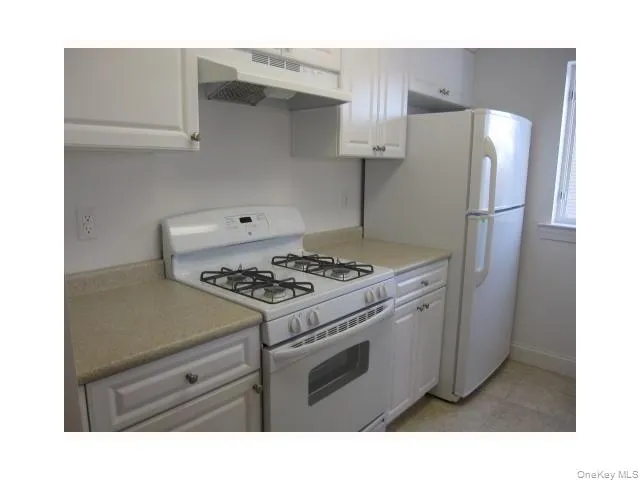 There's a gas range, dishwasher and refrigerator There's a gas range, dishwasher and refrigerator