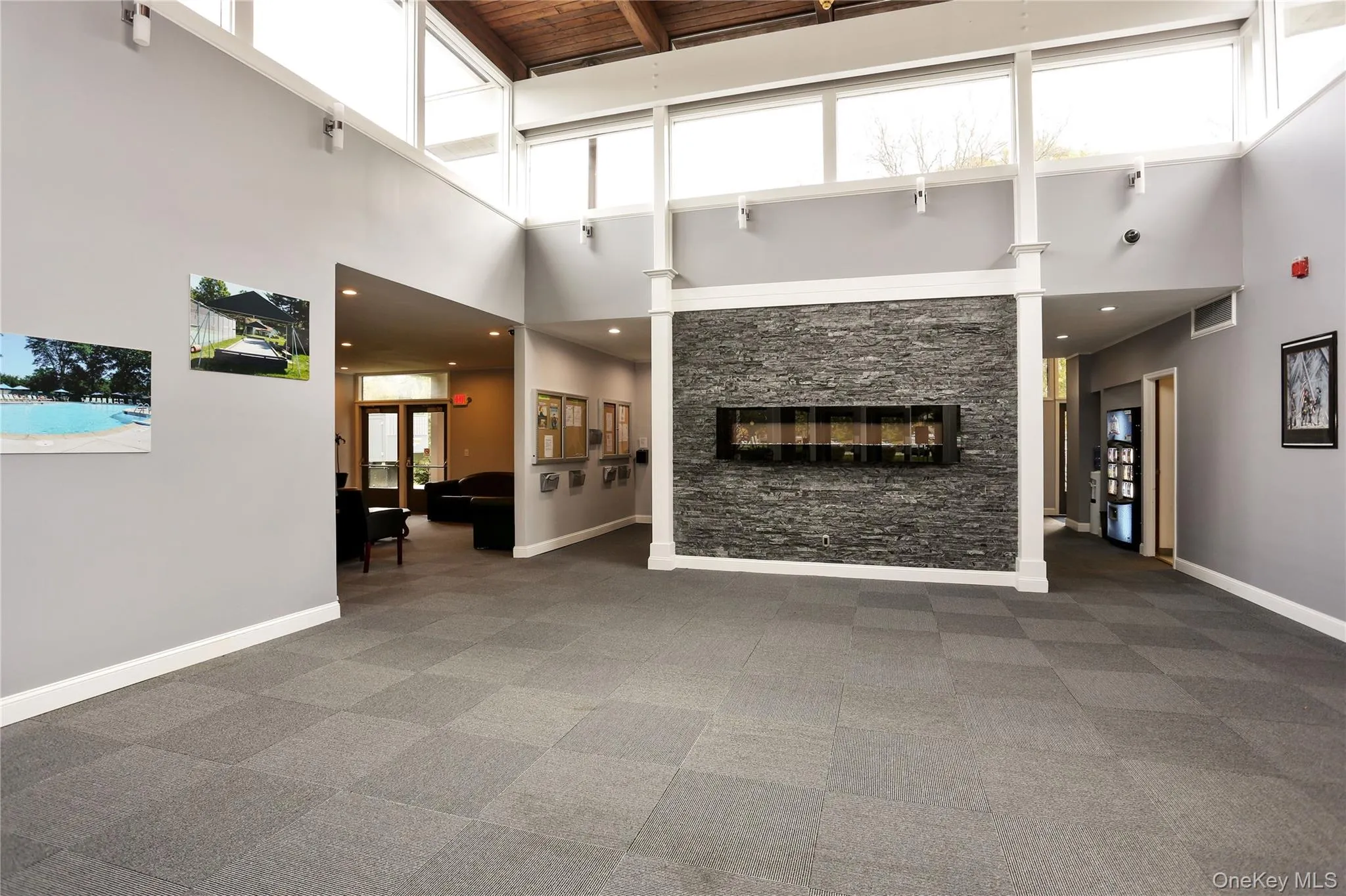 Entrance lobby to clubhouse Entrance lobby to clubhouse