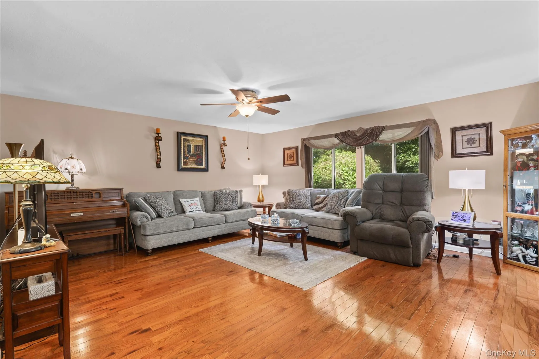Roomy Living Room with large windows Roomy Living Room with large windows