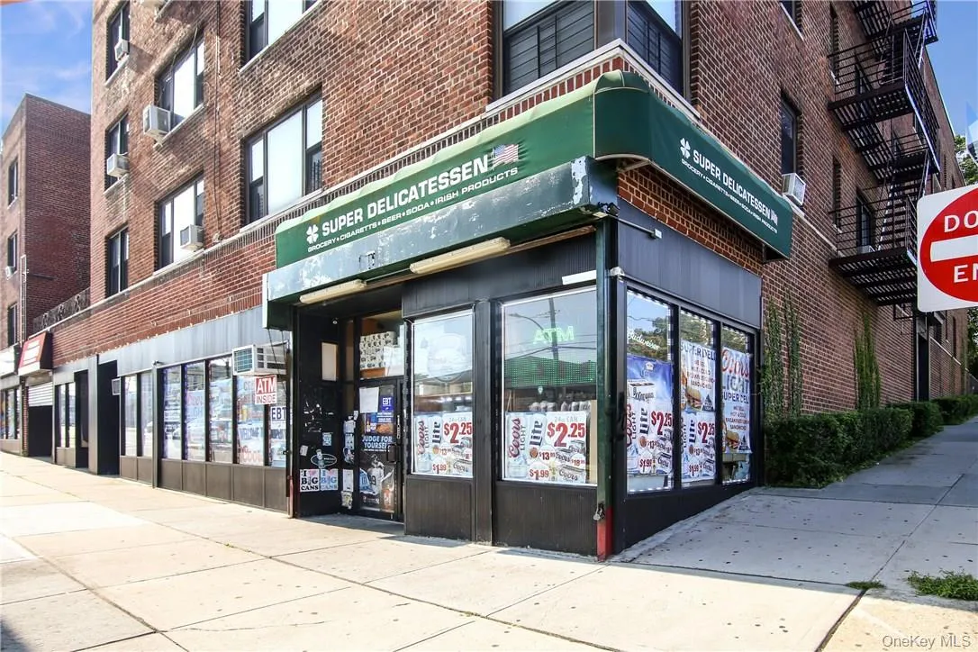 Steps away from the front entrance, in the building, is a supermarket/deli. Steps away from the front entrance, in the building, is a supermarket/deli.