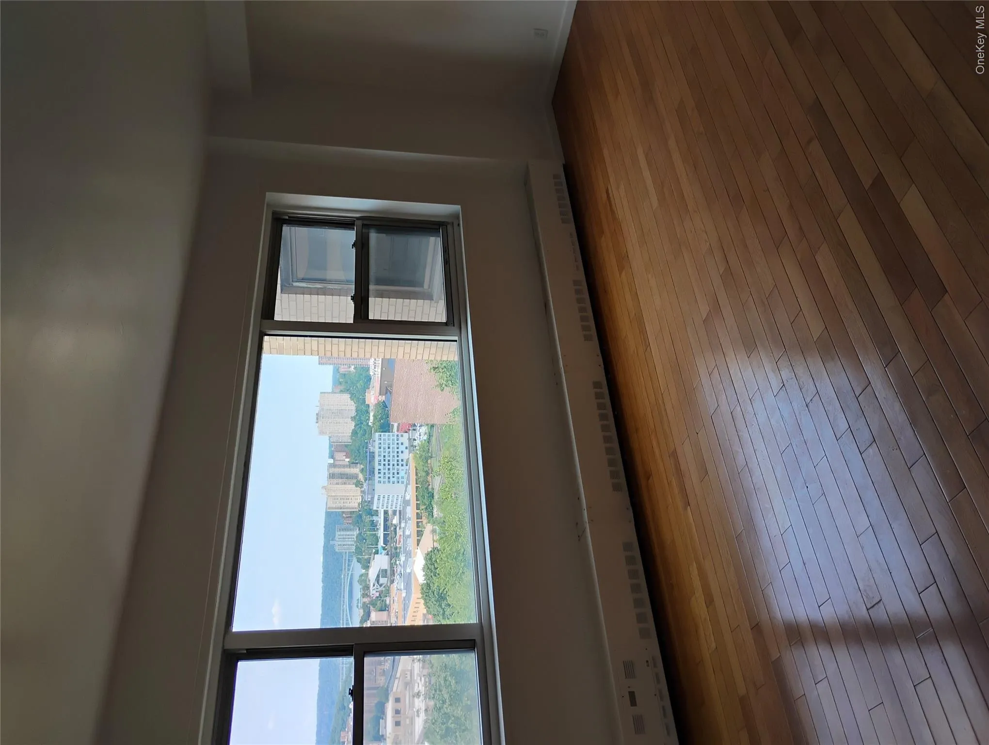 Expansive window with a wide sill, providing abundant natural light Expansive window with a wide sill, providing abundant natural light