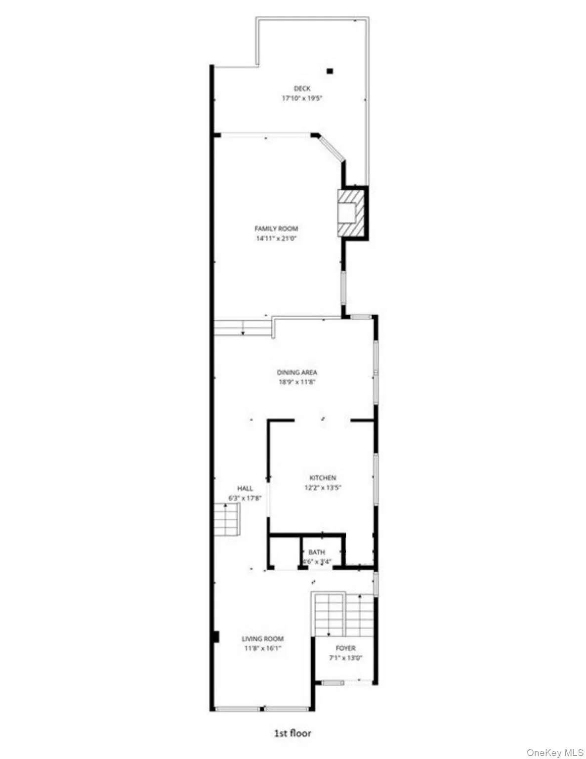 1st floor - open floor plan 1st floor - open floor plan