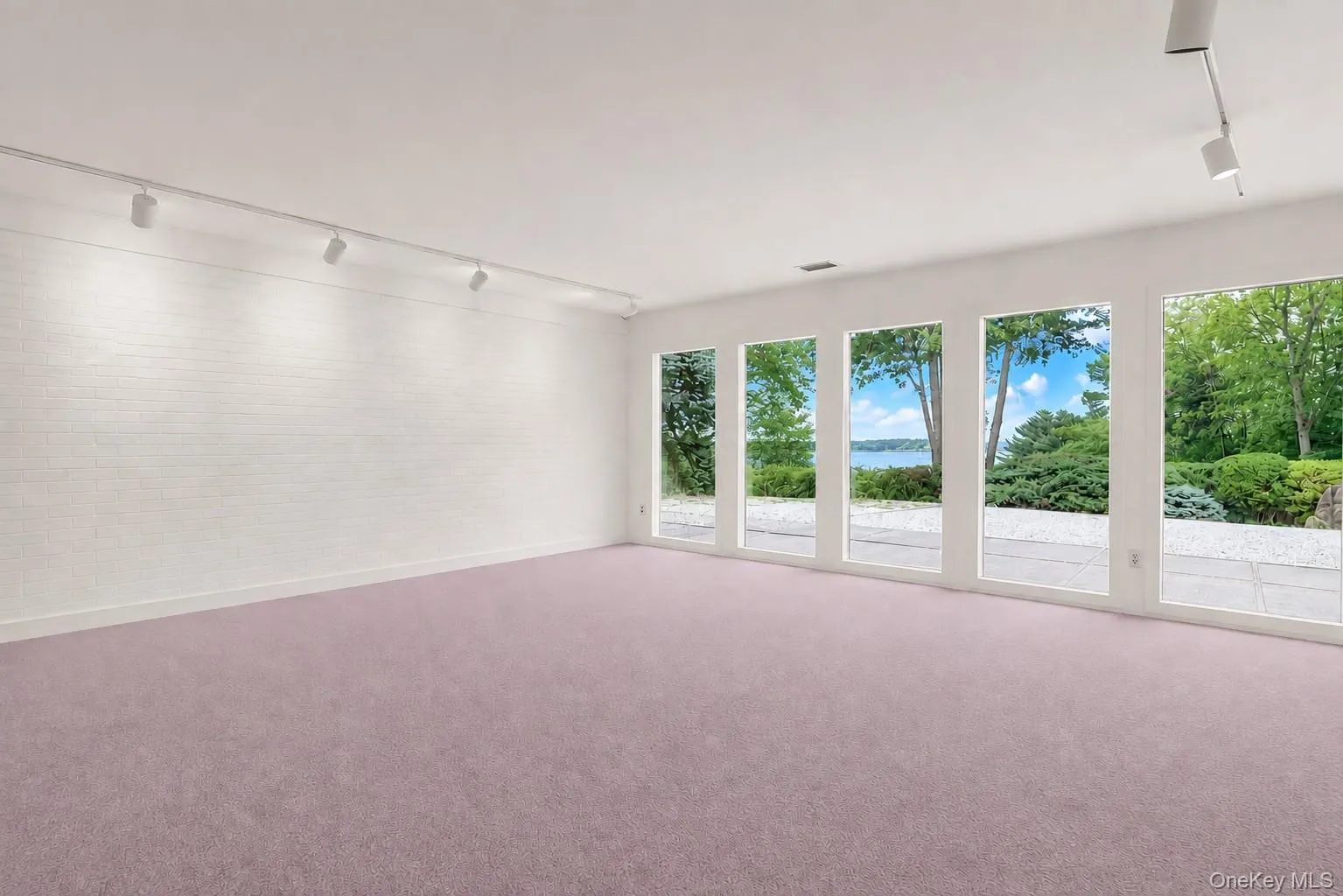 Living Room With View Of Mount Sinai Harbor & LI Sound Living Room With View Of Mount Sinai Harbor & LI Sound