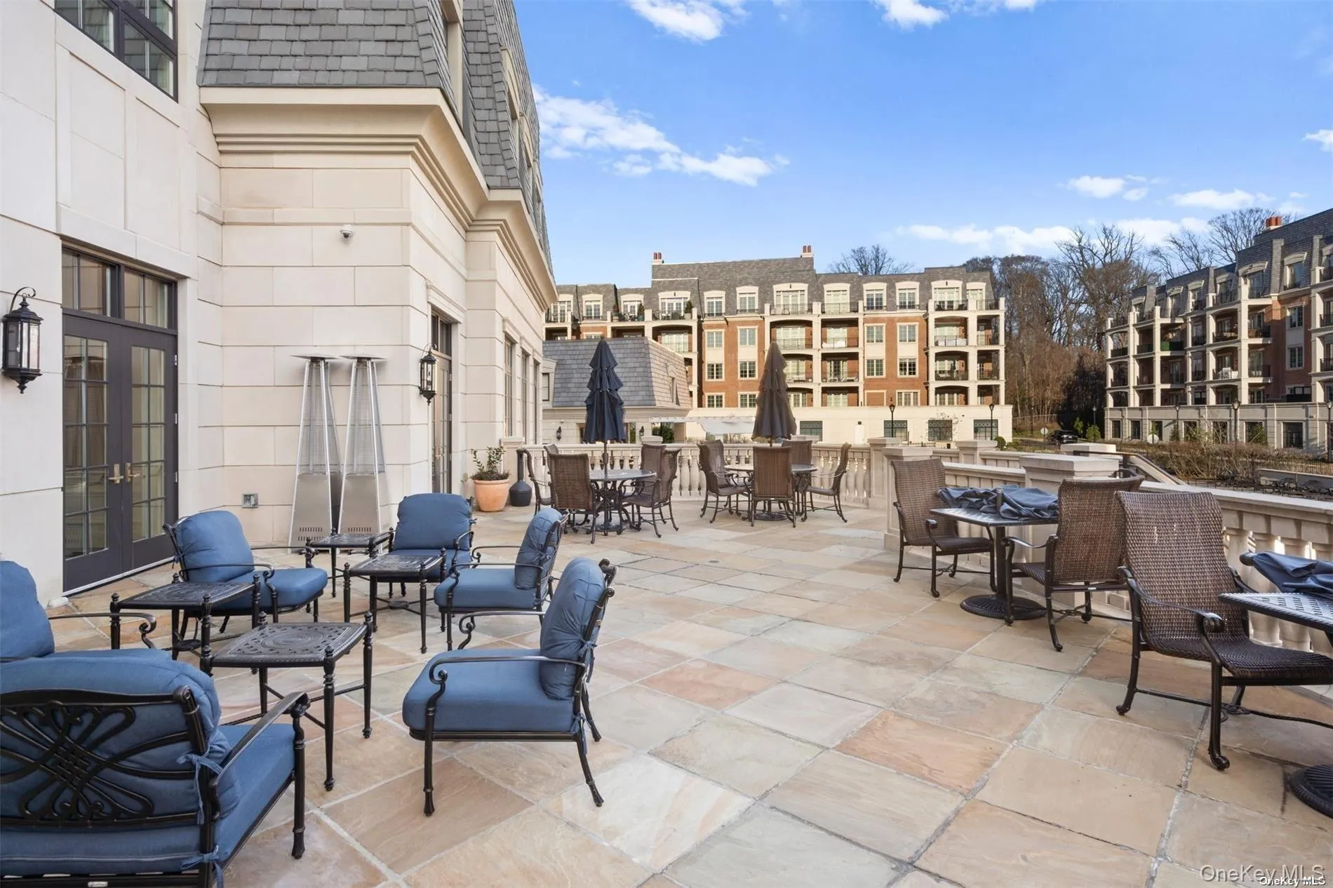 View of patio featuring outdoor dining area View of patio featuring outdoor dining area