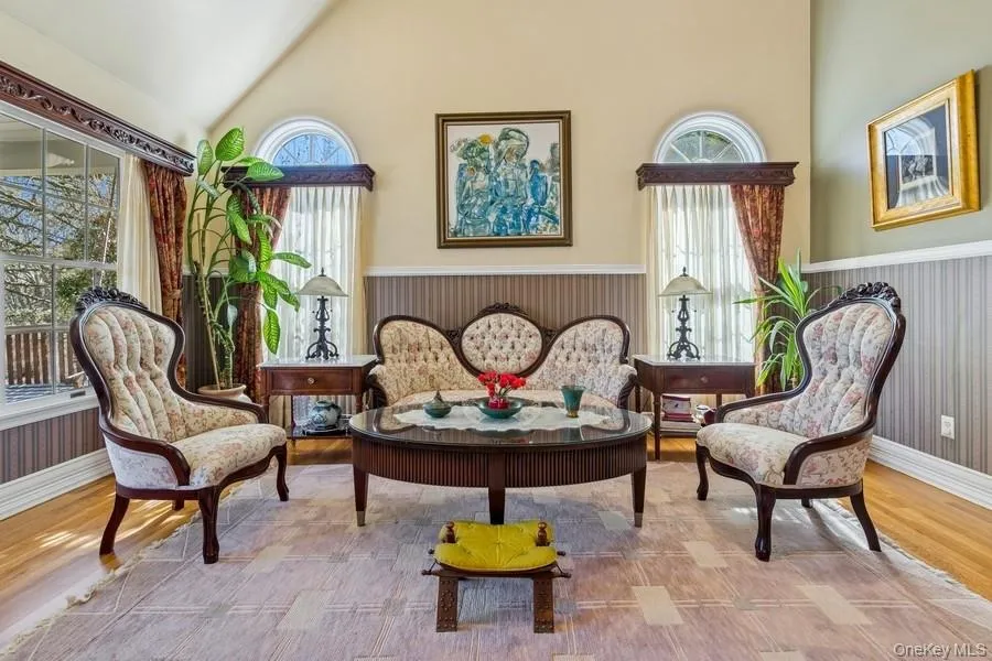 Formal living room with vaulted ceilings Formal living room with vaulted ceilings