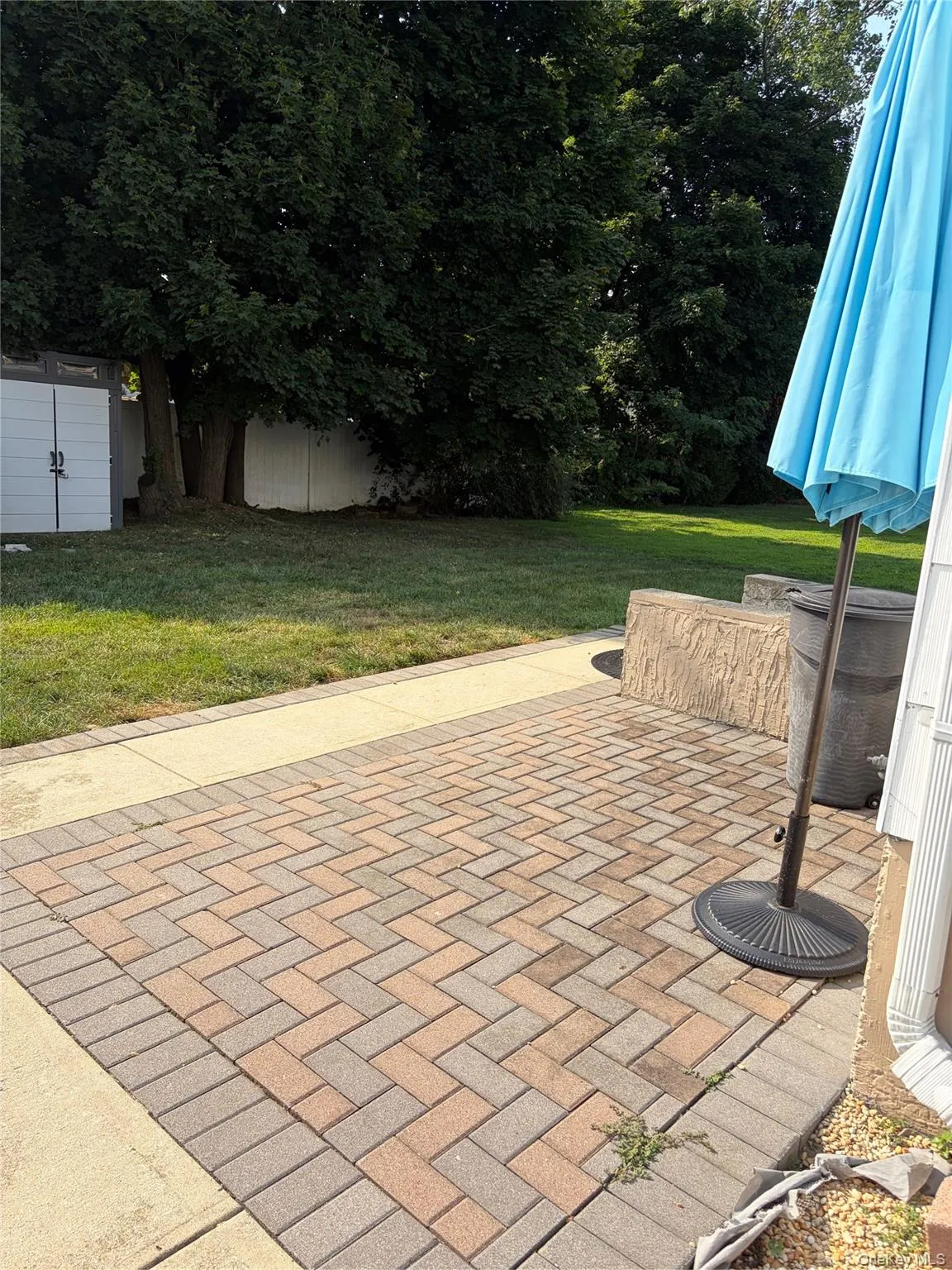 Backyard patio Backyard patio