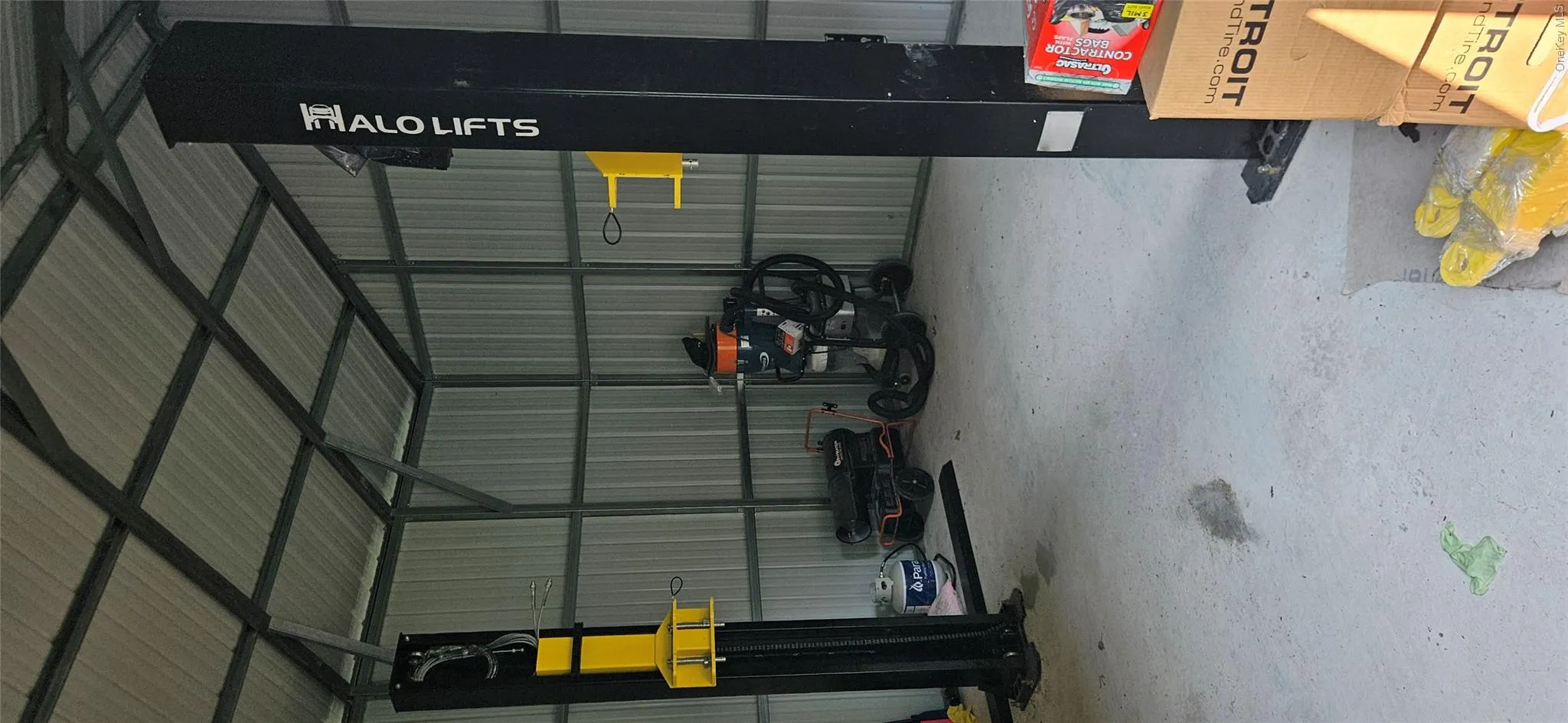 Inside this custom detached garage benefit from the NEW car lift (just needing a final connection), plus a high ceiling, and offers LOTS of extra storage space! Inside this custom detached garage benefit from the NEW car lift (just needing a final connection), plus a high ceiling, and offers LOTS of extra storage space!