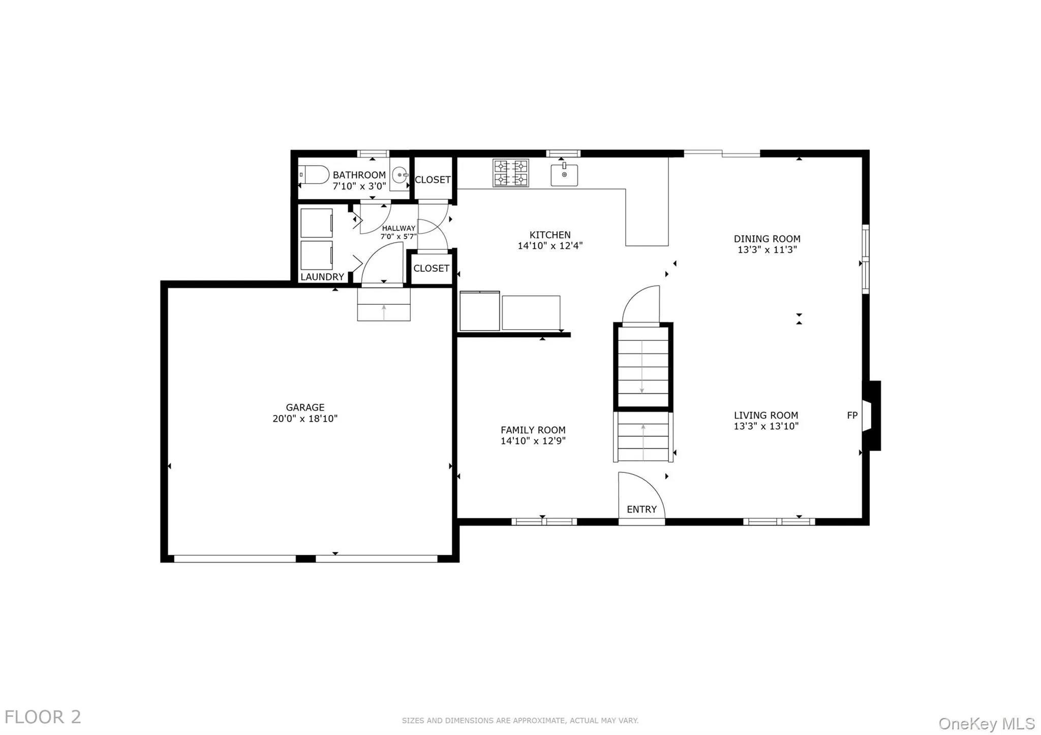 Main level floorplan Main level floorplan