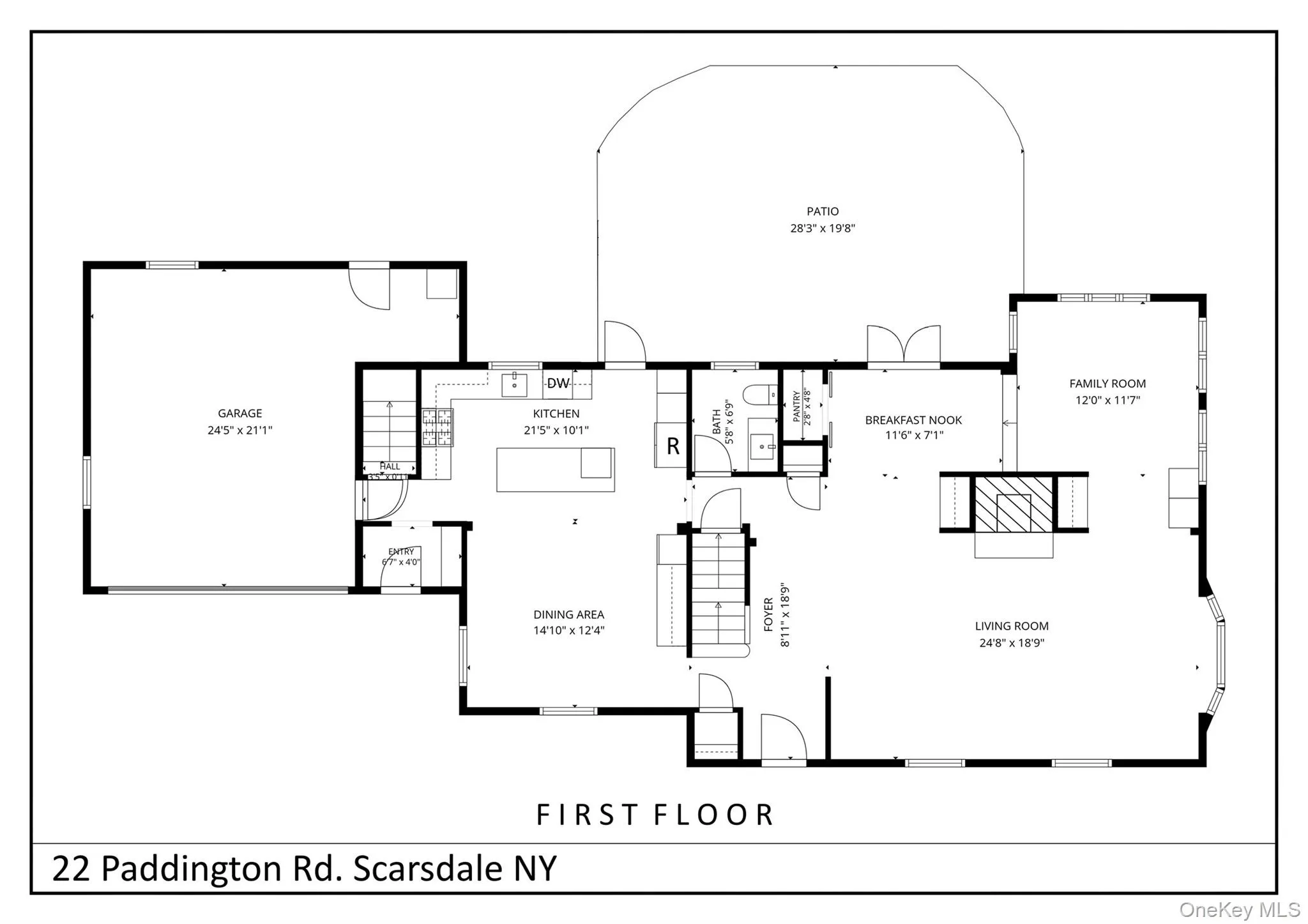First floor plan First floor plan