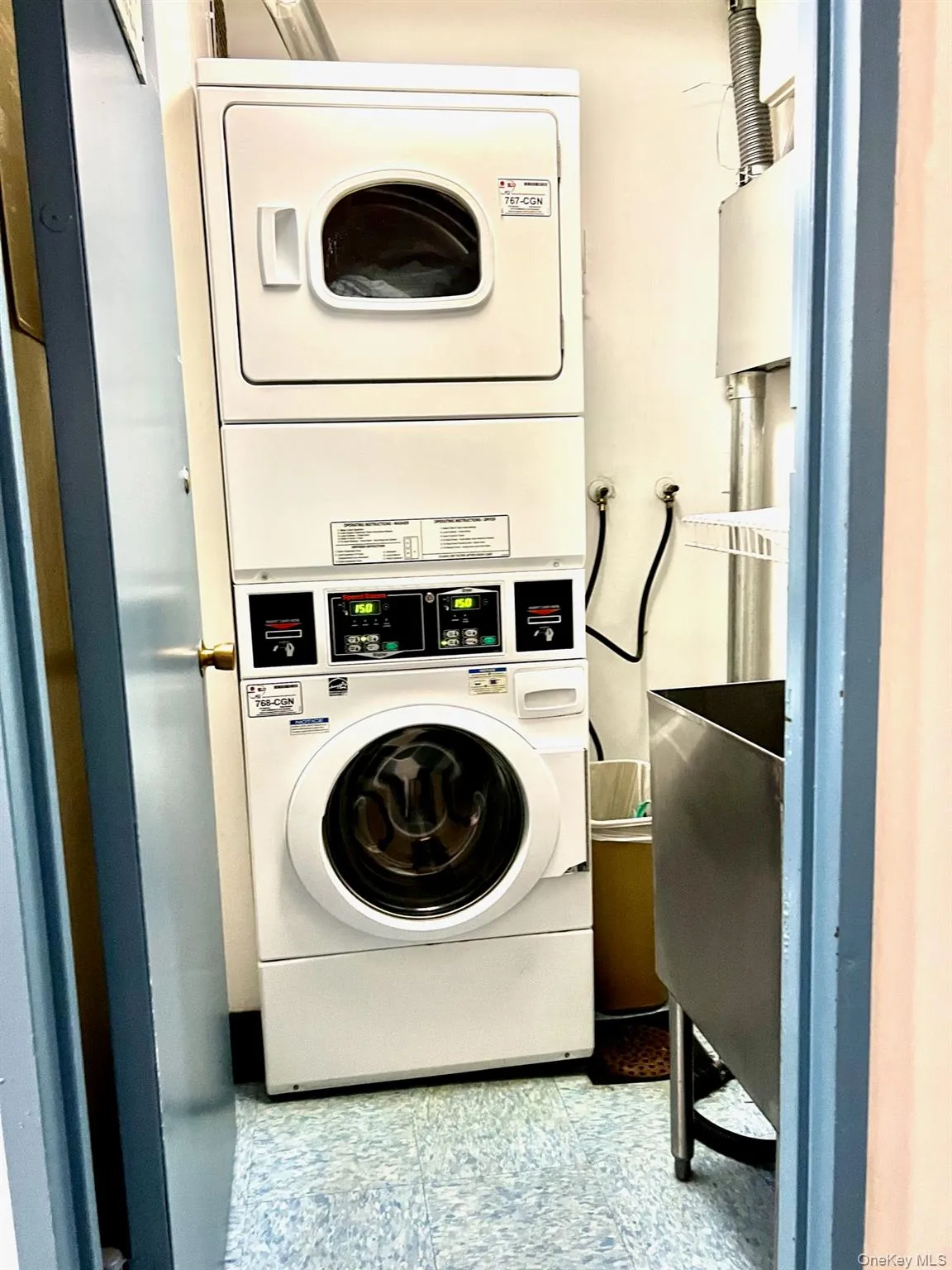 Laundry in common area Laundry in common area