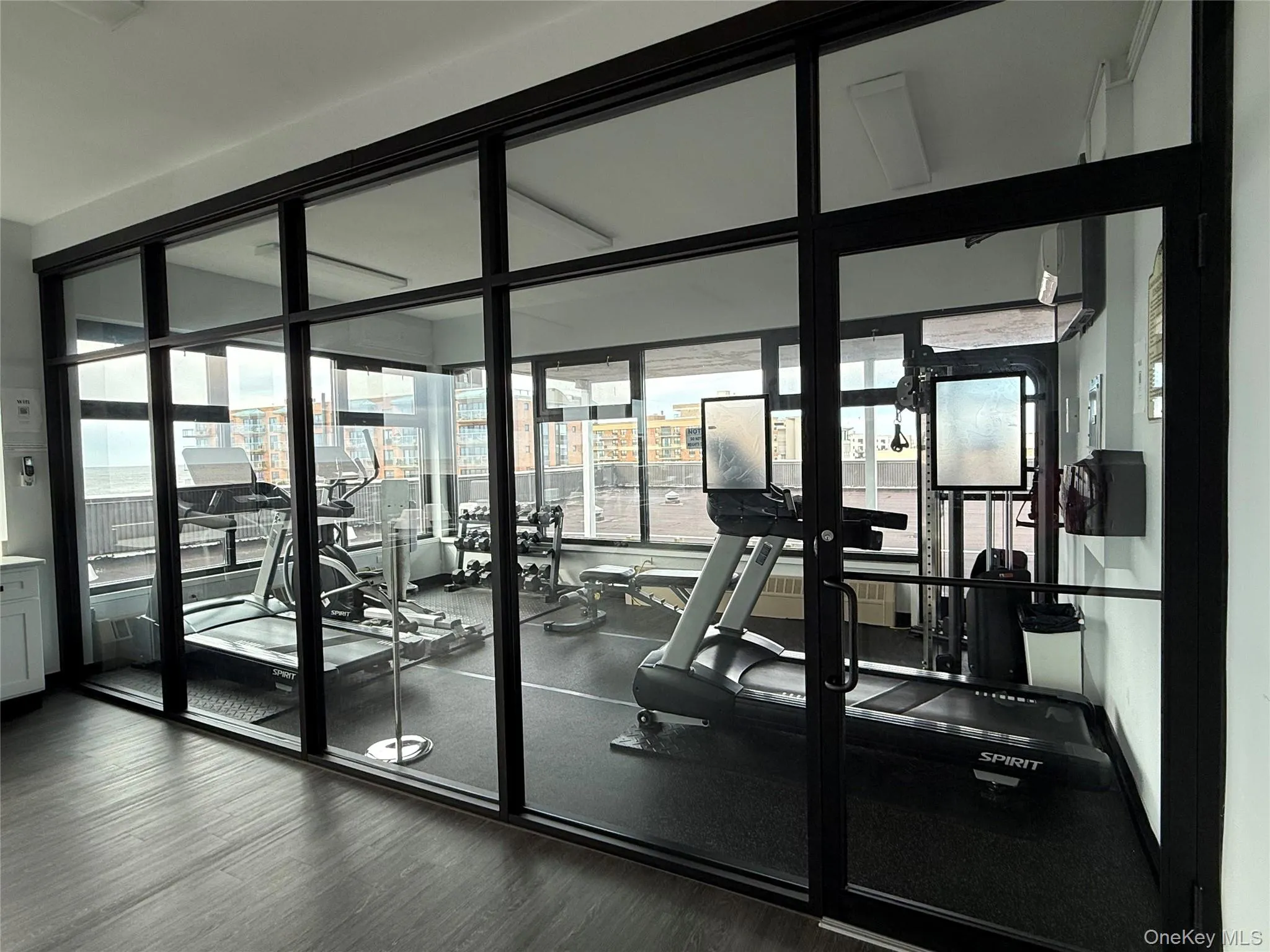 Fitness Room With ocean views Fitness Room With ocean views