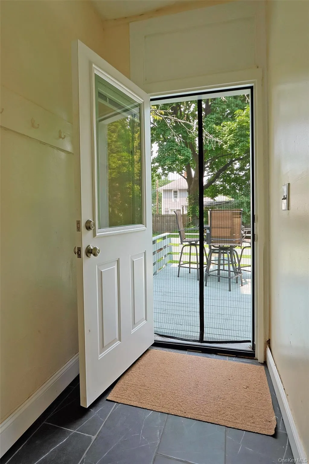 doorway from kitchen to rear deck doorway from kitchen to rear deck