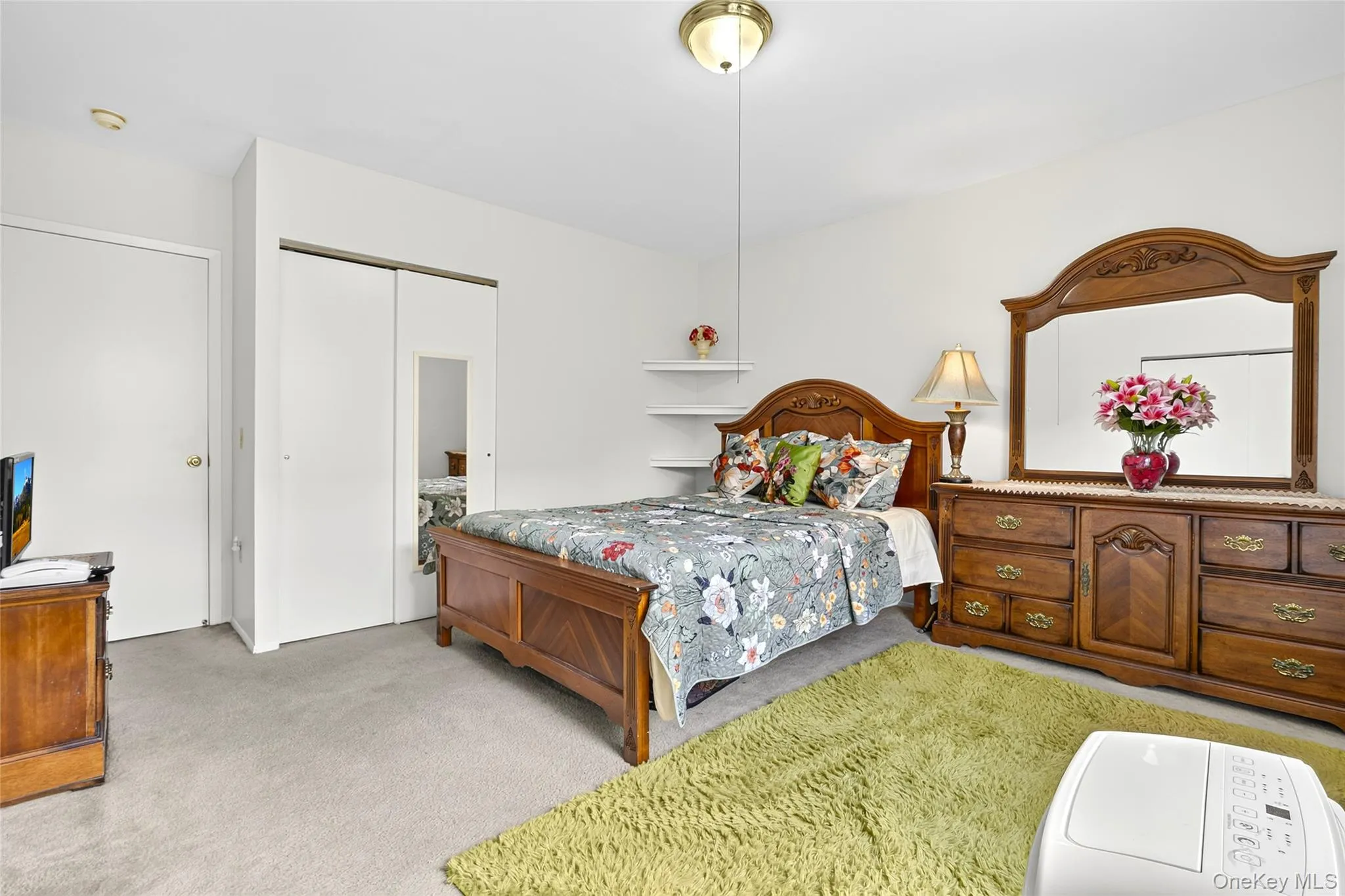Bedroom with double closets Bedroom with double closets