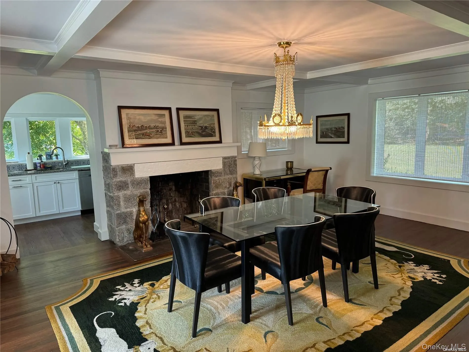 Fiormal Dining Room with fireplace Fiormal Dining Room with fireplace