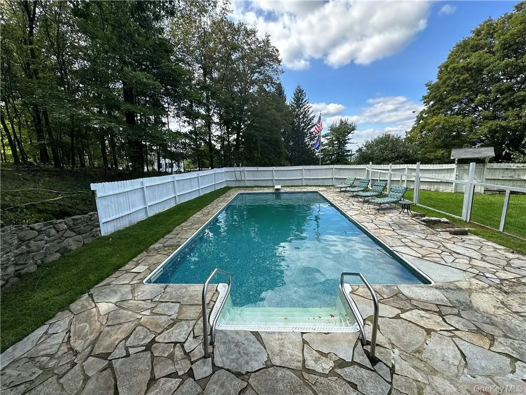 View of swimming pool featuring a patio area View of swimming pool featuring a patio area