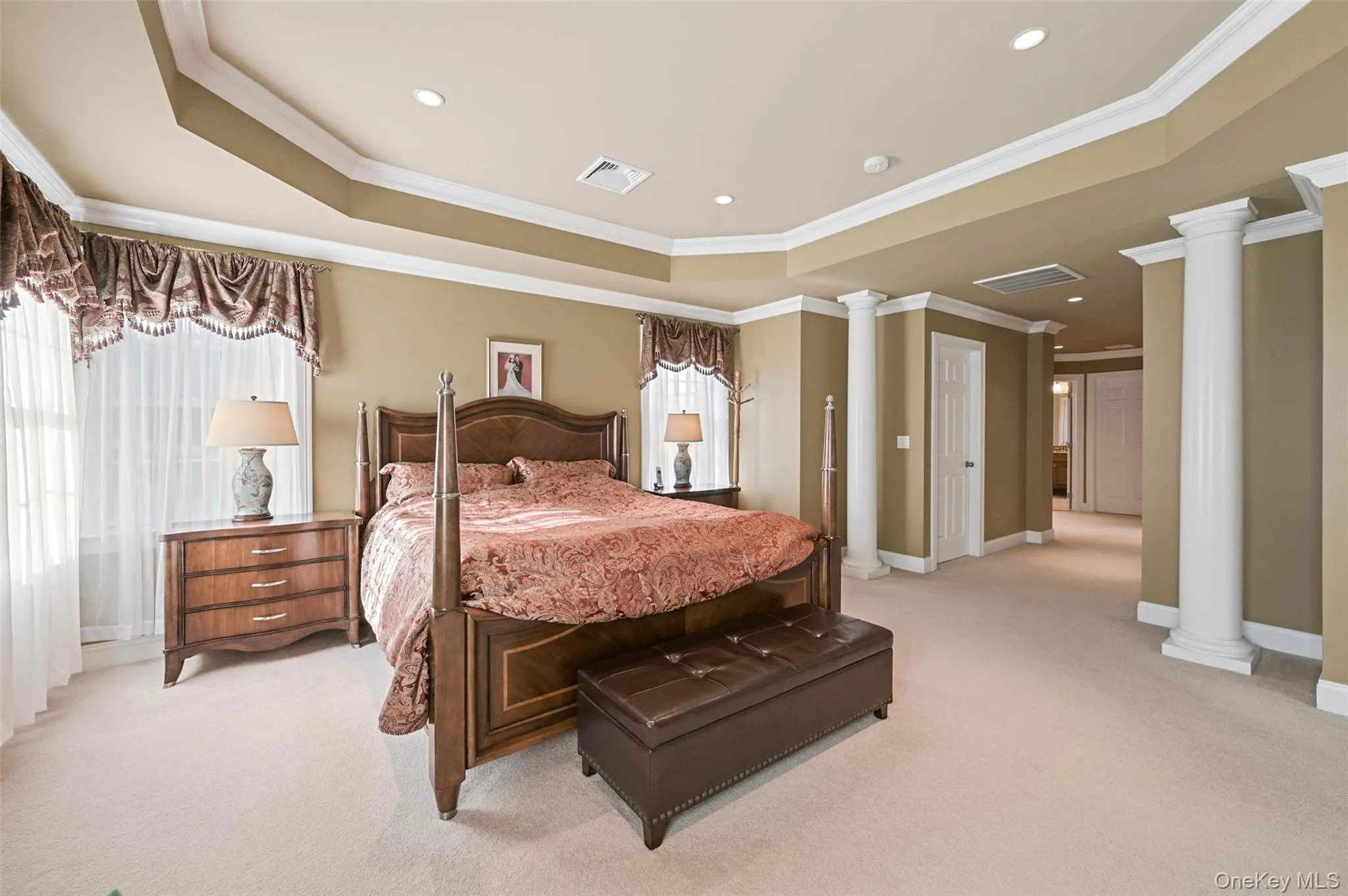 Grand Primary Suite with a seperate sitting area, fireplace and a total of 4 closets Grand Primary Suite with a seperate sitting area, fireplace and a total of 4 closets