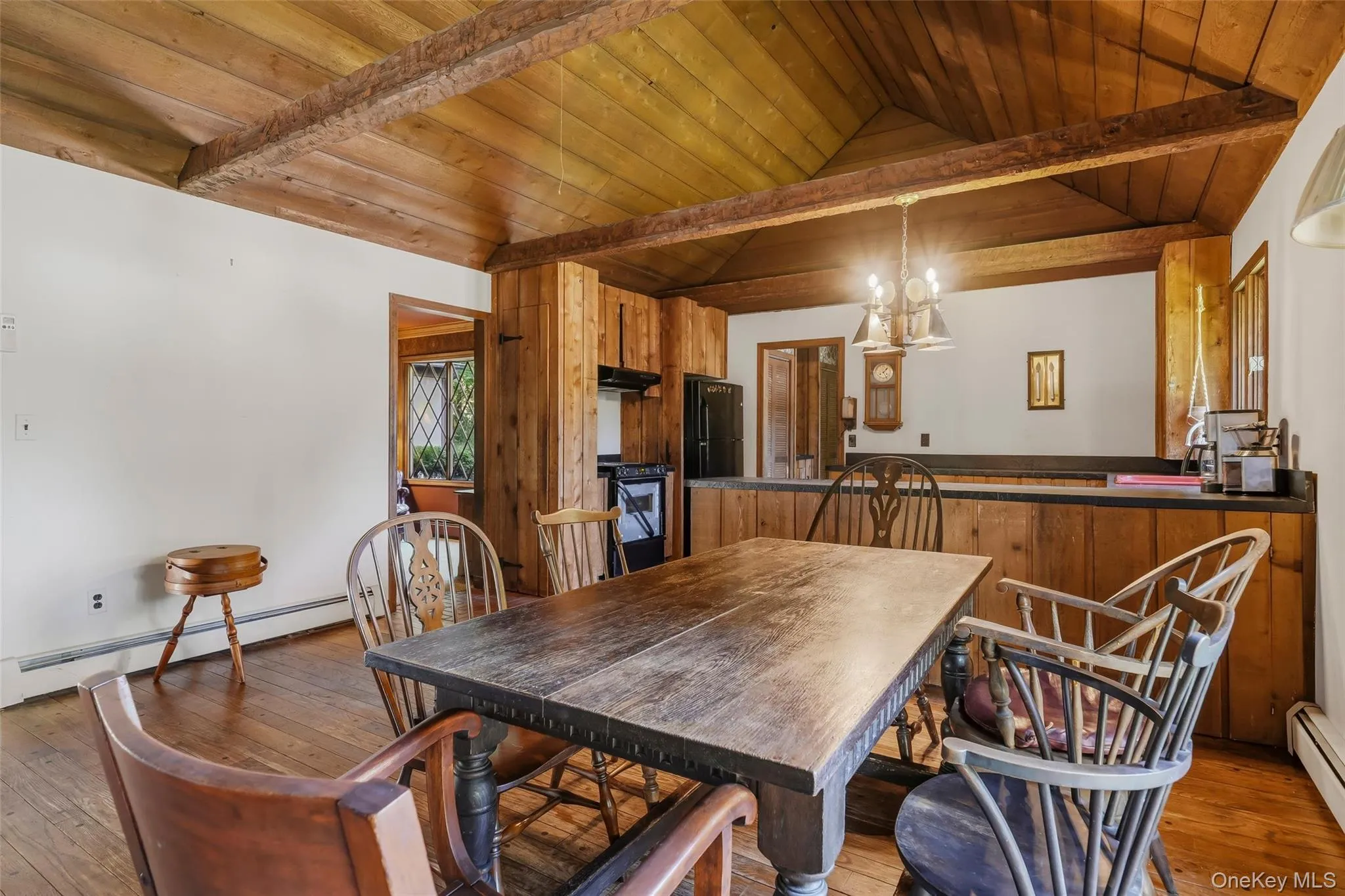 The kitchen offers a generous breakfast area. The kitchen offers a generous breakfast area.