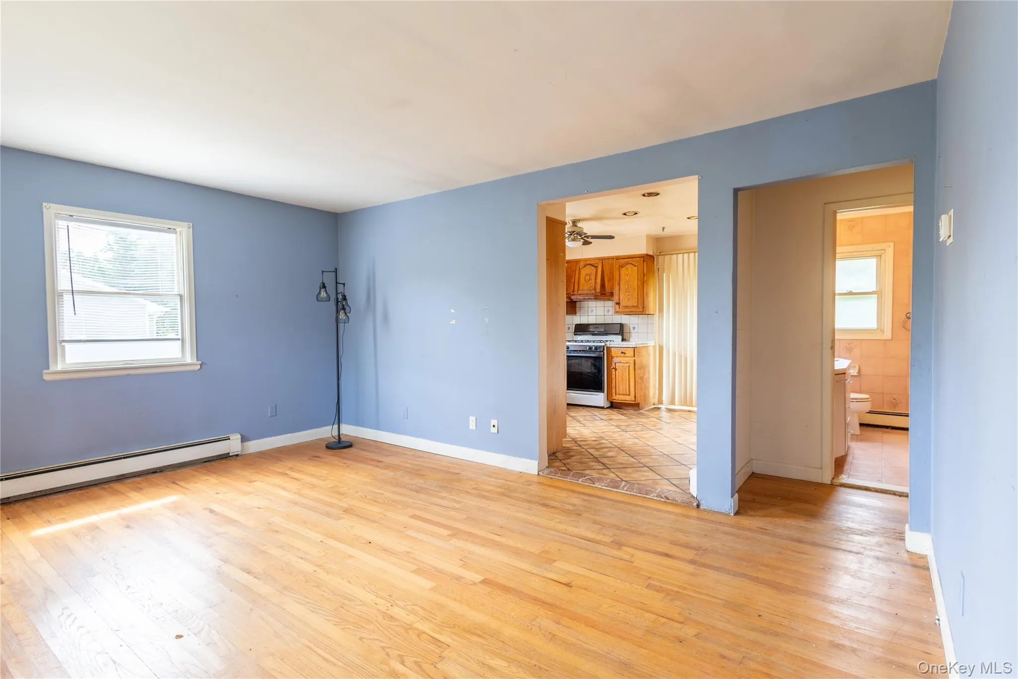 Living Room with hard wood floors Living Room with hard wood floors